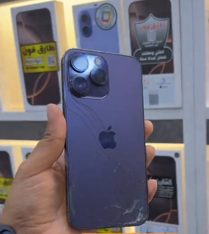 14 برو ماكس
سعره 375 الف فقط
ذاكره 128 بطاريه 86
نموذج m
فقط ضهر مالته مكسور جهاز كله مكفول
نضافت جهاز 99
   فقط ضهر يحتاج تبديل + ابد مامثر عل كامرات 
قراضه كامل كارتونته + شاحنته
    كرت ضمان سنه كامله ✅
يرهم مراوس وبيع سعره 375 الف
توصيل موجود
حجز واتساب فقط ***********
