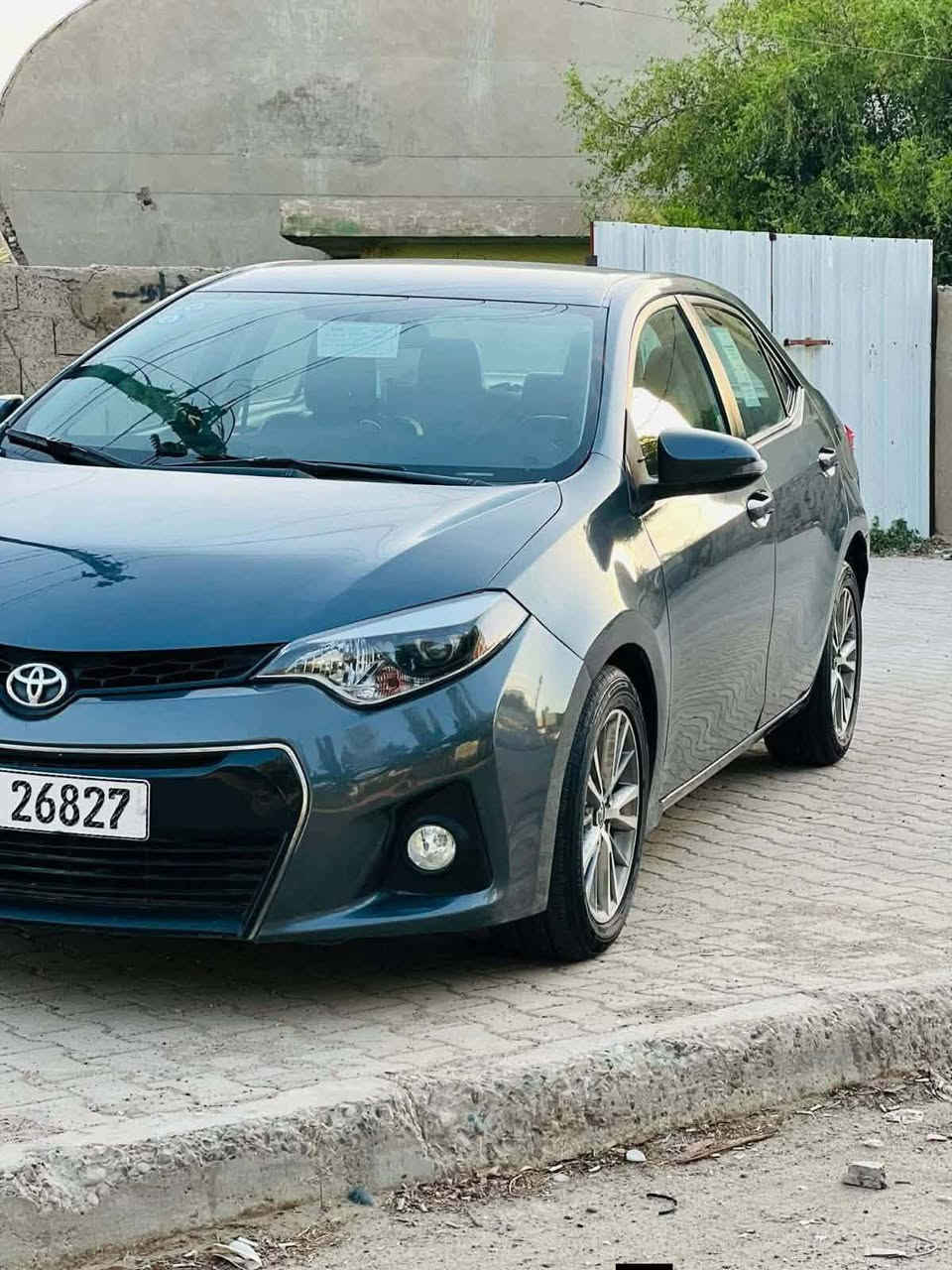 السلام عليكم
كورلا موديل S  14 وراد أمريكي رقم بغداد بأسمي ضرر كلش بسيط جاملغ  بدون دواخل و بدون ارباك جاهزة بدون أي نقص كير ومكينة مكفولات حدادية جديدة و تخم تاير جديد و ماشية 150 
العنوان ديالى المقدادية 
السعر 113 
***********
