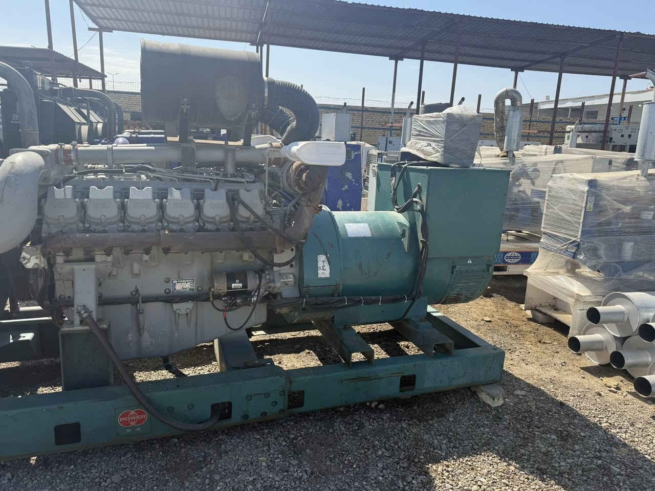 السلام عليكم
للبيع دايو DHIكوري اصلي غير مجدد 

12سلندر دبل سوبر انتر كولر تعويض كهربائي 

التوليد استامفورد انكليزي 750كيفي 

غير مشتغل في العراق 🇮🇶 

موديل حديث

عدد ساعات التشغيل قليل جداً

وارد أوربي استيراد خاص 💪✅

 سيطرة حديثة متطورة (برودكشن)إطفاء وتشغيل ذاتي فول اوتماتيك المولد 

شرط الحمل 1500امبير مرتاح 🦅🔥

 المحرك غير مفتوح 🔓 

العنوان-بابل -شوملي 

للاستفسار الاتصال ع الأرقام التالية

***********

علماً يتوفر لدينا من ال١٠كيفي إلى ٧٥٠
