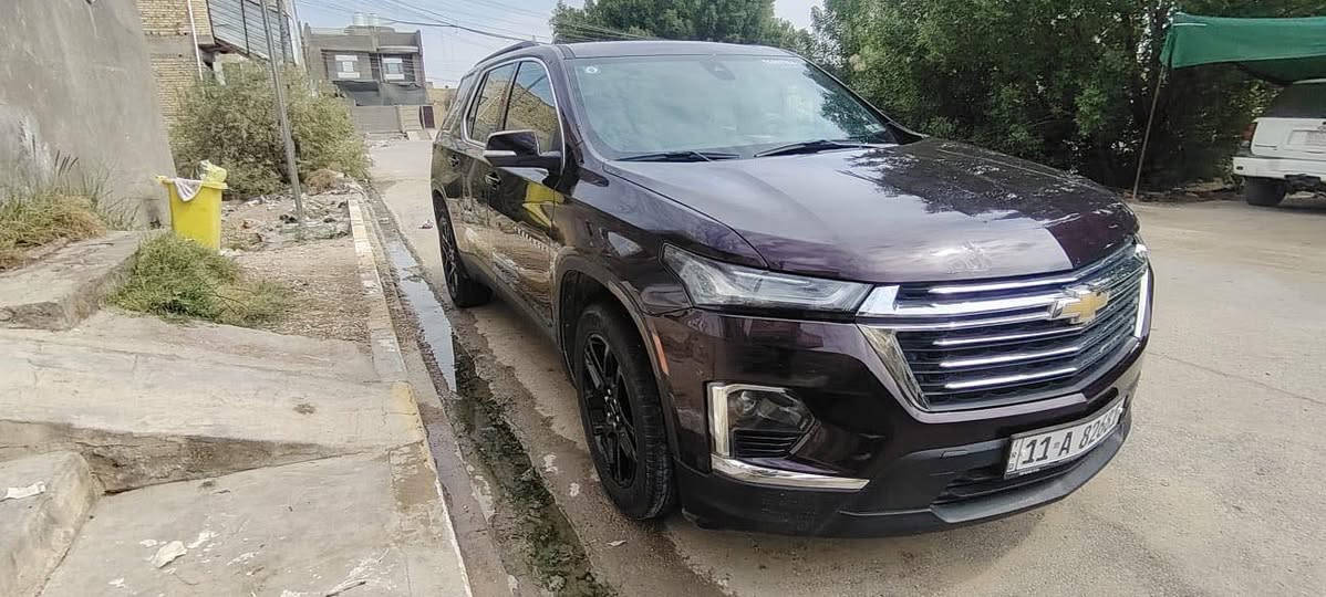 شوفرليت ترافلس LT نص مواصفات
موديل 2023 وارد امريكي.. 
ماشيه  55 الف كيلو متر 
حجم المكينة:  3600
رقم بغداد الجديد بإسمي تحويل مباشر 
حادث خفيف بدون دواخل بدون كلشي 
ــــــــــــــــــــــــــــــــــــــــــــــــــــــــــــــــ
🏅الــمــواصـــفـــات🏅
3-شاشة كبيرة + قاصة 
4-كشنات الخلفية منفصل ViP
8-تبريد 3 قطع
9-بصمة تشغيل 
10-خمس بصمات أبواب
11-تشغيل عن بعد
12-جنطة كهربائية 
13-أشاير بلمري
19-رادار أمامي  + منبه 
20-رادارات جوانب
22-حساسات خلفية
23-اشاير بلمري

الضرر:- موضح بالصور 
السعر...( 270)     
———————————
للإستفسار
***********
***********
