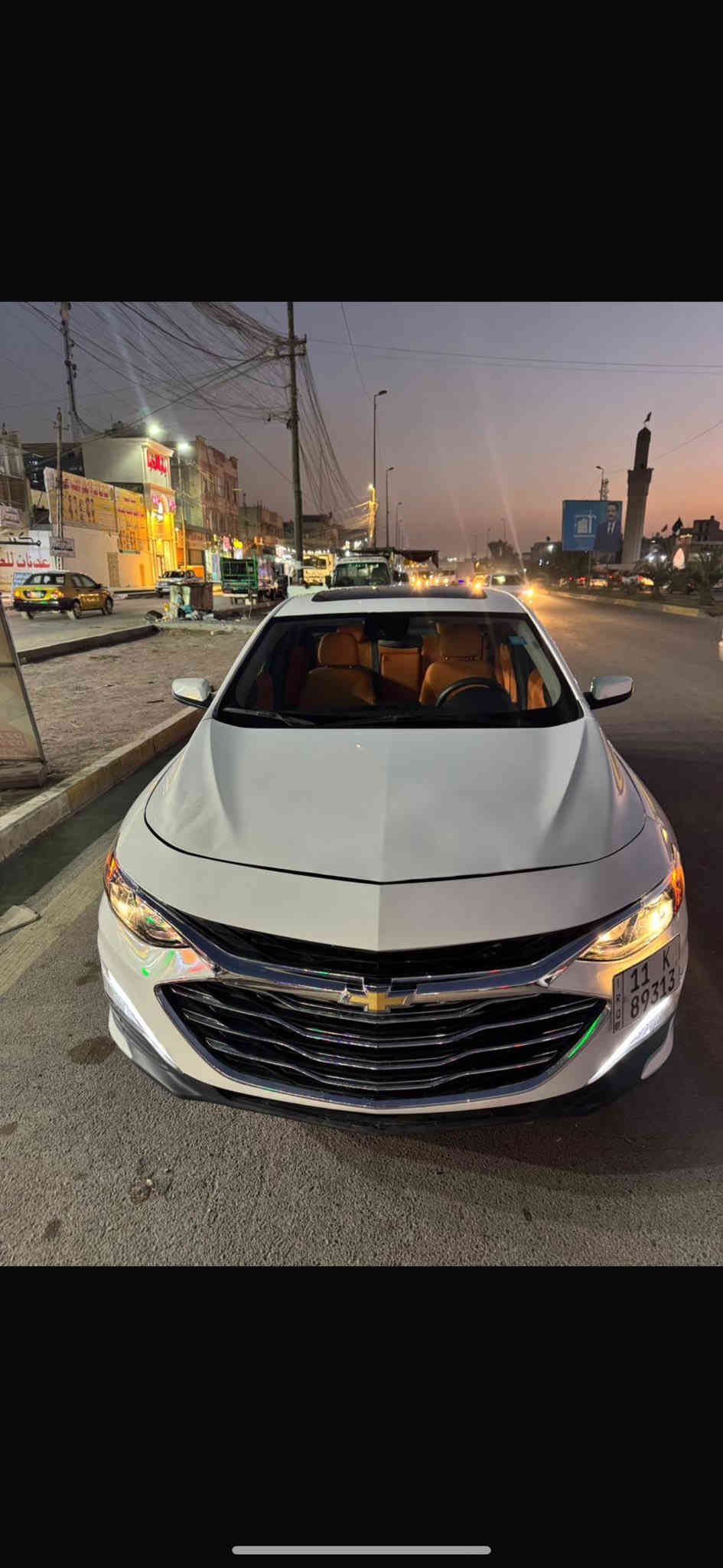 السلام عليكم
ماليبو 2024 معوقين بغداد 

حادثهه جاملغ وبنيد السونار مرفق بلصور 

المواصفات: 

تشغيل بصمه 

تشغيل عن بعد 

بانوراما 

كشنات تدفئة 

كشن السايق كهرباء 

داخل مشمشي مميز 

رادار 

شاشه جبيره 

مكينه 1500 تيربو 

ماشيه ٦٥ الف كيلو 

السعر 127 وبيها مجال 

مكاني الغدير ***********
