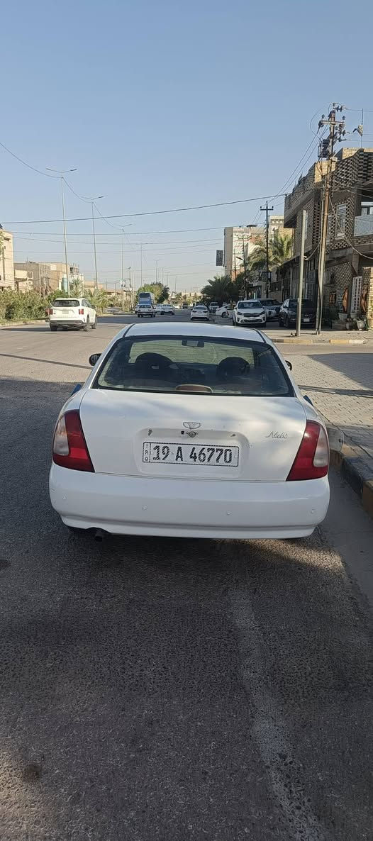 دايو نوبرا 1 مديل 99
‏سيارا بسمي رقم انكليزي 
‏كير ومحرك  كورلا ... اوتماتيك 
‏مفروشة عازل صوت وعازل حراري 
‏ضغيره كامله جديده
‏تنكجيه كامله على اخر حبايه
‏مصبوغة عام داخل وخارج  فرن
‏ضايفلها حساس بك 
‏سيارة حلوا 
السعر 38 وبيها مجال
‏للستفسار ***********
‏مكان السيارة نجف حي الزهراء النجف, العراق

