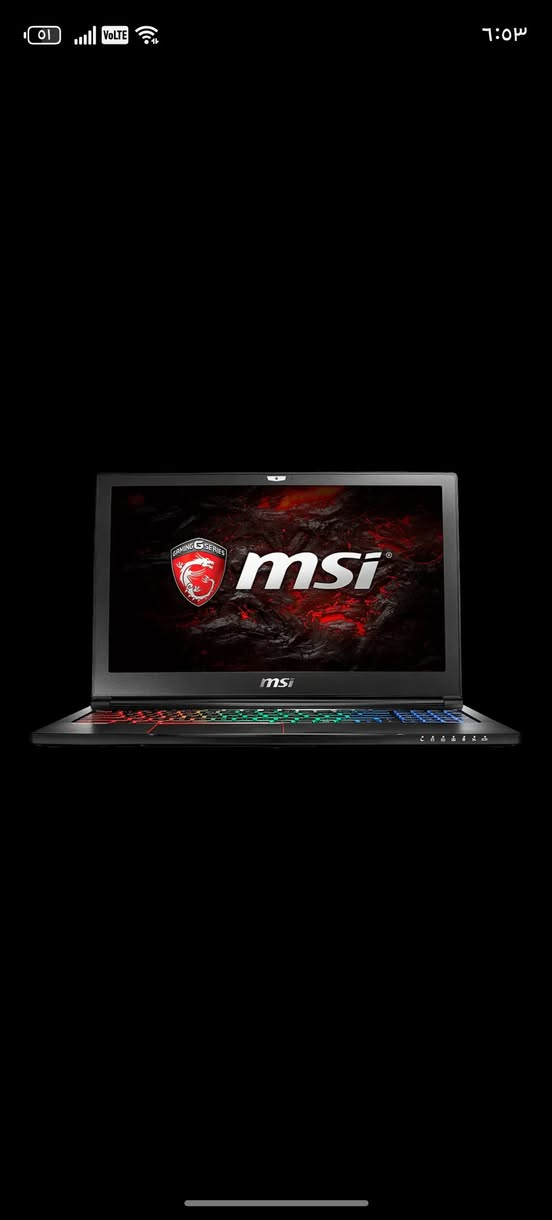 لابتوب MSI Gaming موديل GS63VR، معالج i7 وكرت 1060، يشغل الألعاب بدون مشاكل، خفيف وأداءه قوي. مناسب للألعاب والدراسة والتصميم. سعره 550 ألف ويجي وياه كل معدات العب من ماوس r8. وكيبورد mafiti. ويد4. وستاند تبريد من شركه tiger. وماوس باد


**إذا كنت صاحب هذا الإعلان وتريد حذفه لأي سبب، رجاءا أرسل رسالة إلى الدعم الفني**
