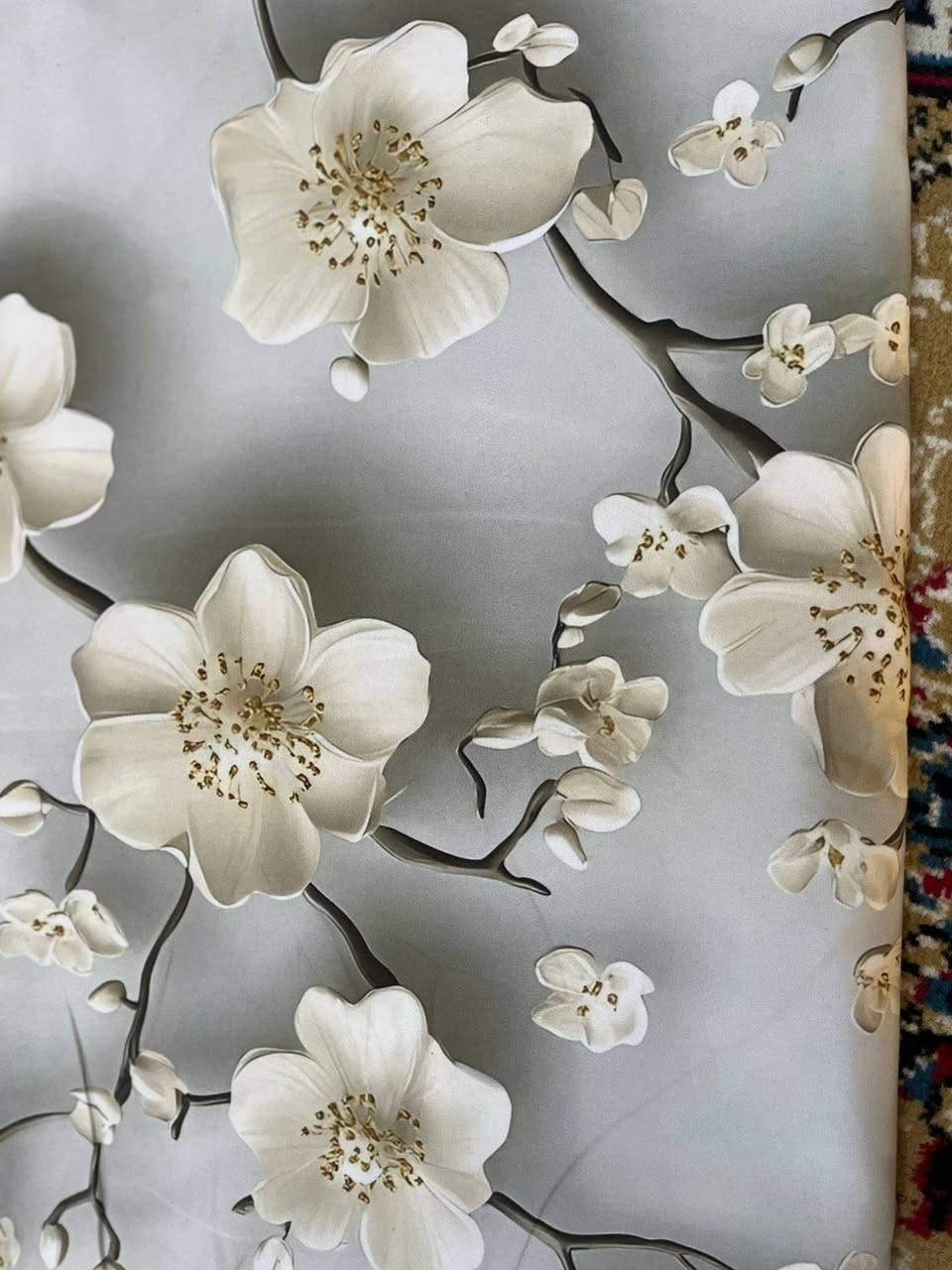 توفر لدينا قماش شراشف 3D 
نقشات واضحه و خامه راقيه
فقط قماش شرشف بـ ١٠ الاف
مخيط وكامل بـ ١٣ الف
منزليات بركات الصادق
العنوان حي العسكري قرب تارتان الزيتون
للتواصل والاستفسار
***********
والكميه محدوده
