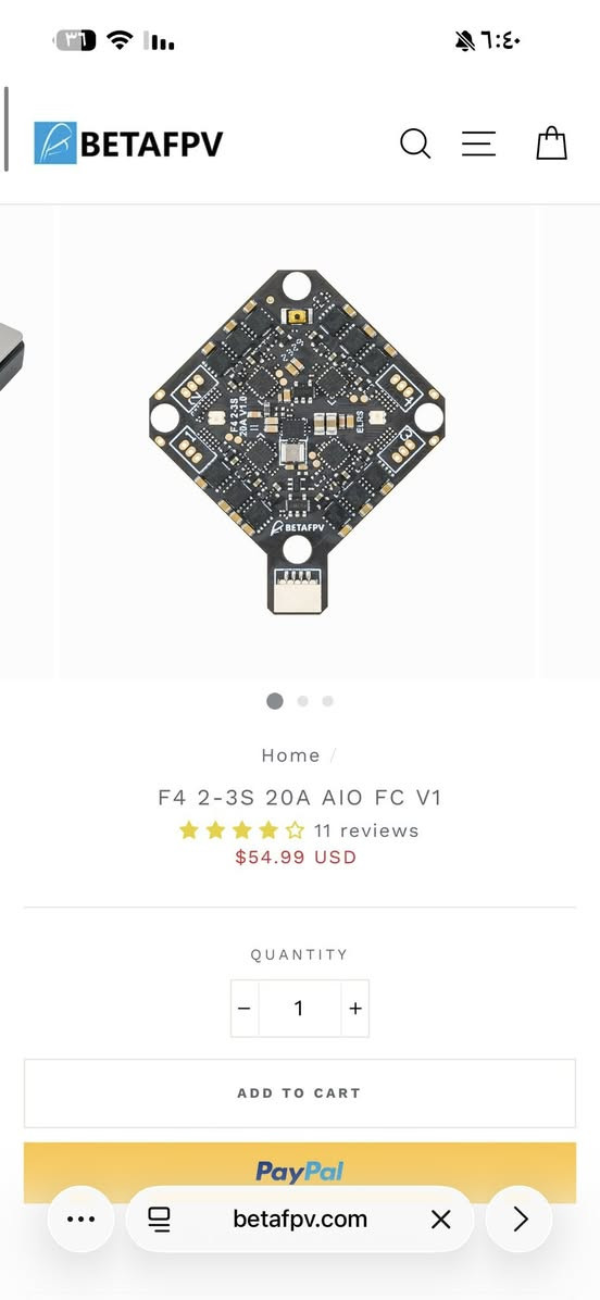 السلام عليكم متوفر اغراض درون
رجاء رجاء سعر ثابت اي دينار ميتخفض🩷🤝

انتينا اوميني 3.3 السعر 12 الف
انينا فوكسر ميني 5.8ghz السعر 14 الف
كاميرا كادكس السعر 37 الف
مودل 915mhz السعر 57 الف
محرك750kv ب 36 الف
فريم مارك 4 7 inch  السعر 37 الف
رسيفر فرايزسكاي lbt EU      ٨ الاف
 ب 15 الف Gps dji 
ESC 45 امبير الماكس مالته 60 امبير 
سعره 40 الف

F4 2-3S 20A AIO FC V1 سعره ب50 الف

F4 2-4S AIO Brushless Flight Controller 12A V2 
سعره 40 الف

 Elrs Resevr nano 2.4ghz ب 19 الف

درون Emax baby o3 3.5inch
Cadax anlog camera
Vtx 800mw speed baa
Rever 915mhz elrs
السعر 218 الف


**إذا كنت صاحب هذا الإعلان وتريد حذفه لأي سبب، رجاءا أرسل رسالة إلى الدعم الفني**