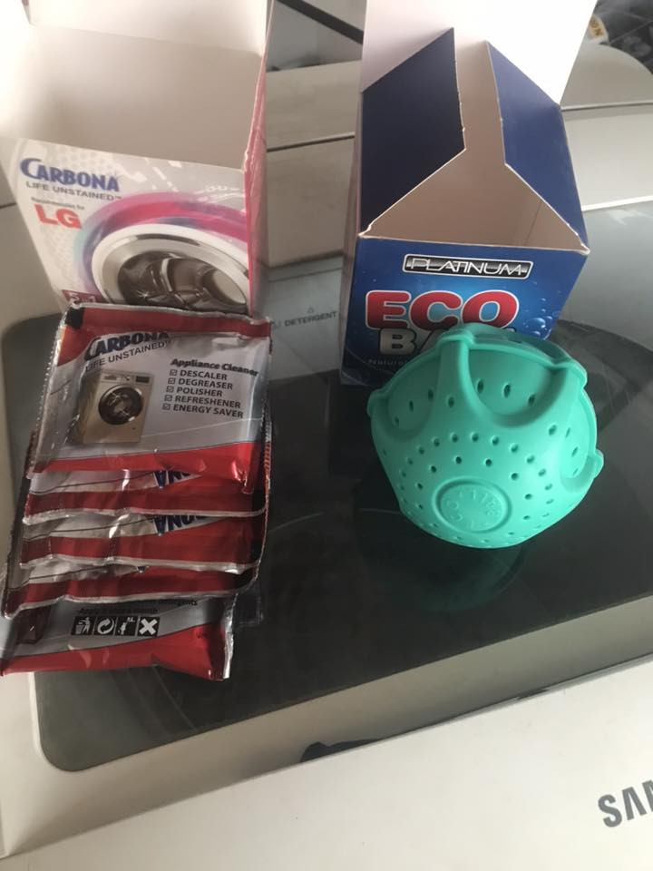 منظف الكاربوني السحري للجمع أنواع الغسالات مع الكره العطرية توجد خدمه توصيل لجميع مناطق الحله للاستفسار الاتصال واتساب ***********
