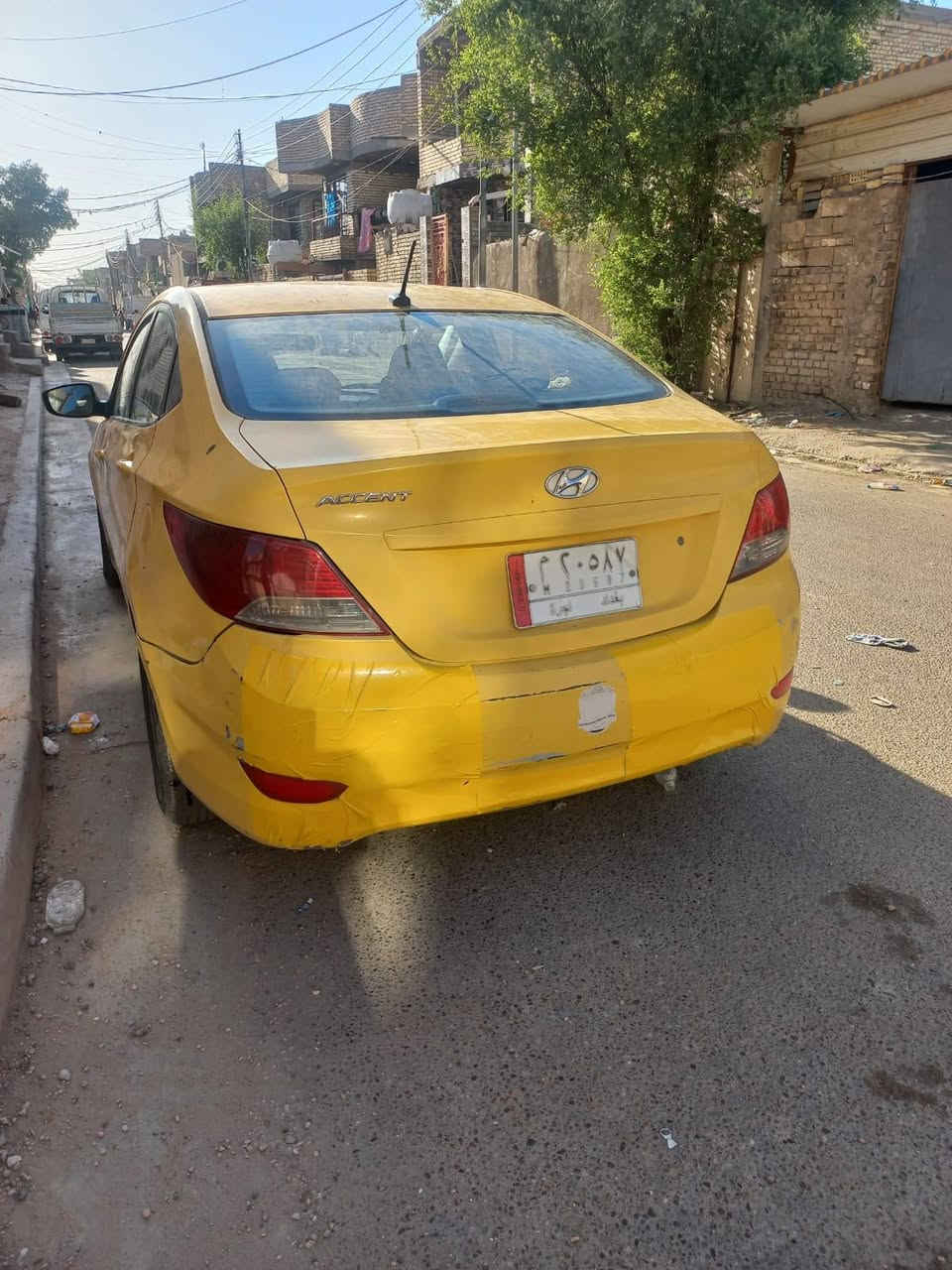 اكسنت للبيع موديل 2013  وارد أمريكي رقم بغداد بسمي السعر ٧٥ وبيها مجال ***********
