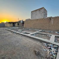 قطعه ارض 150 متر شارع المحطه قرب سيد اياد المواد الانشائيه المستخدمه ا...