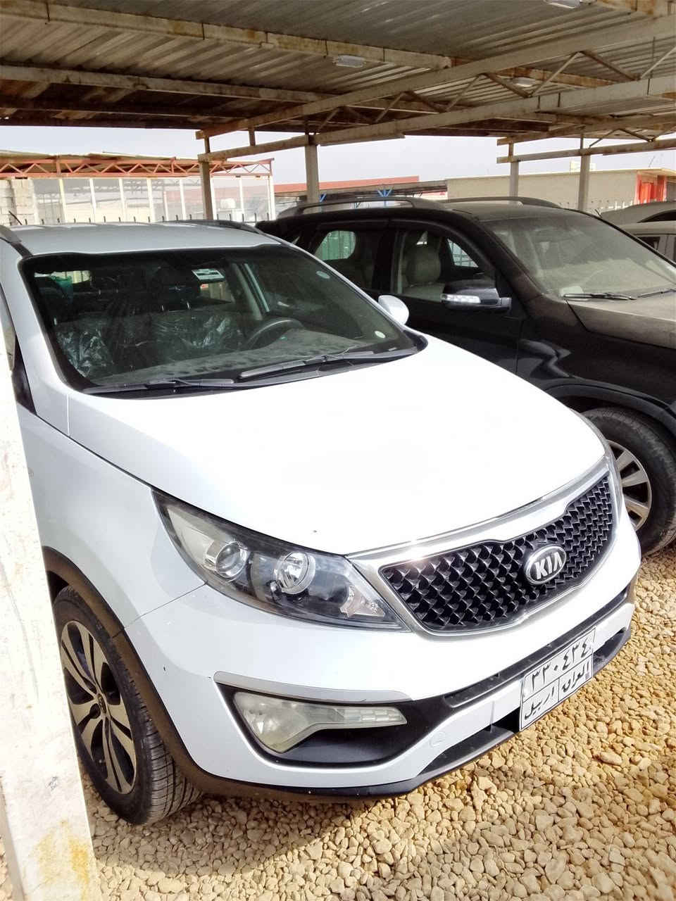 كيا سبورتج 2014 خليجي سعر 152سيارة بيهة نص البنيد صبغ وبيهة كارت بجاملغ الامامي جهة الأيمن شبر فقط والباقي كفالة محرك 2000 محرك شرط مامفتوح تخم تاير سيارة جديدة سنوية صاقطة تريد وكالة أو تحويل  تلفون ***********/*********** مكان السيارة الديوانية
