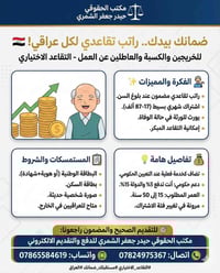 🛑 بشرى سارة للخريجين والكسبة.. ضمانك ومستقبلك صار بيدك! 🇮🇶 ​المقدمة: و...