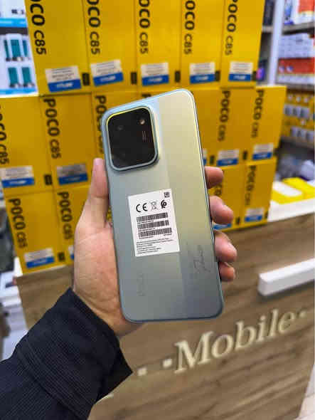 (          Poco C85        )
‎🔥 ئێستا لە تی موبایل بەردەستە 🔥
‎نرخی  155 هەزارە

🌹🌹🌹🌹🌹🌹🌹🌹
‎🌺قەبارەی ڕونما :6.9,
‎🌺جۆری ڕونما :  IPS LCD 
‎🌺نوێبونەوەی ڕونما :120HZ
‎🌺ڕام:GB 6/8
‎🌺بیرگە:256/ GB
‎🌺چارەسەرکەر :    Helio G81 Ultra 
‎🌺کامێرەی سەرەکی :  50Mp
‎🌺کامێرەی سێڵفی: 8 Mp
‎🌺باتری : 6000MAH
‎🌺توانای بارگاوی بونەوە :33W

‎نرخی ١٥٥ هەزارە

‎ئێمە لە تلگرام : https://t.me/Tmobile_yuu

‎هەموو پەیج و پلاتفۆرمەکانی ئێمە:https://takl.ink/T.mobile/

‎ناونیشانی ئێمە:
‎تی مۆبایل - سلێمانی - بازاڕی حەمە ســور - پشت چایخانەی شەعب - دوکــانی ژمارە { ٩ } 
***********
--------------
*********** السليمانية
