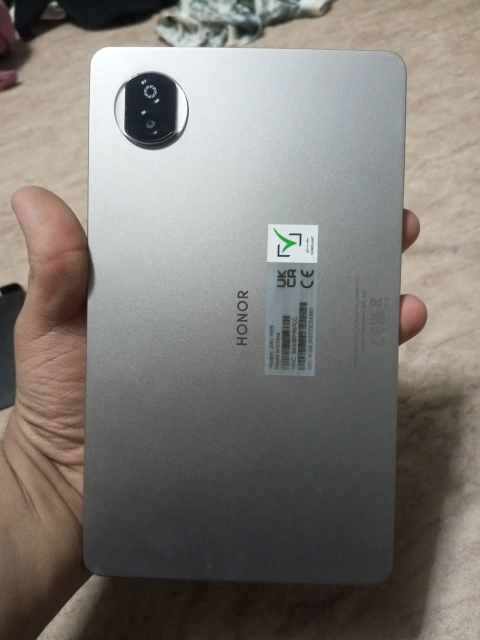 ايباد هونر ٧ ذاكره ١٢٨ عشوائي ٤ مبدل شاشه وكاله اصليه شرط
بطاريه ٧٢٠٠ انسه شحن.  سعر ب١٠٠ قفل


**إذا كنت صاحب هذا الإعلان وتريد حذفه لأي سبب، رجاءا أرسل رسالة إلى الدعم الفني**