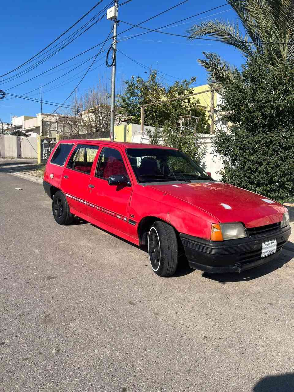 اوبل كاديت موديل ٩٠ سياره جاهزه كهبراييات اشاير لايتات كلشي شغال باتري جديد ٧٥امبير دوشمه جديده كلوبات جدد تايرات جدد سياره حلوه وقويه كير ومكينة بشرط سنويه اصولي بيها وكالات ثنين بيع مستعجل ٩٠٠ دولار يعني ٩ أوراق 
 واتساب *********** ***********
