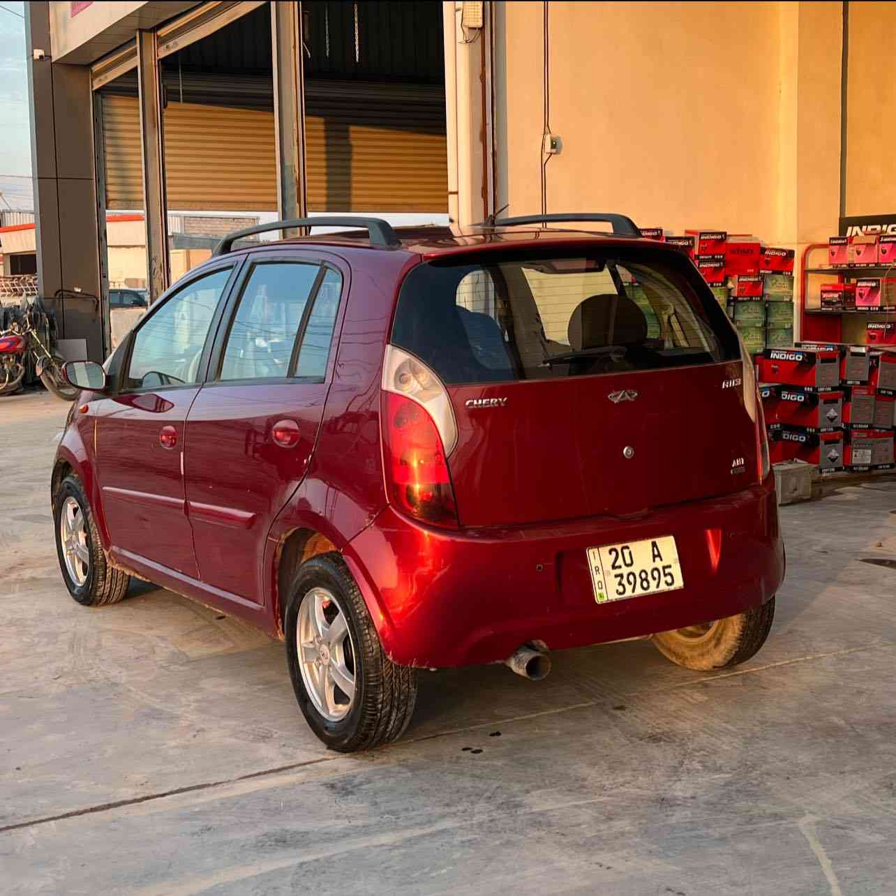 شيري A1 للبيع
موديل ٢٠١٣
ماشية ٦٠ الف بس 
بدون ضربة بدون صبغ 
سيارة جاهزة بدون نقص
كير ومحرك مكفولات 
رقم انكليزي بأسمي تحويل ثاني يوم 
السعر ٤٢ ورقة 
***********
