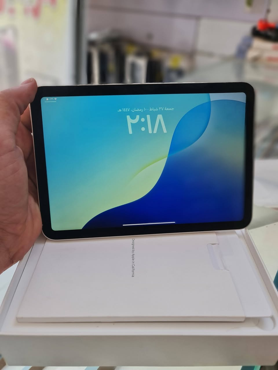 السلام عليكم ايباد مني 6
ذاكره 64 ايباد نضيف كلش ١٠٠/١٠٠
سعر 375 الف قفل 
عنوان بغداد مامتواجد فيس 
اتصال او واتساب ***********
