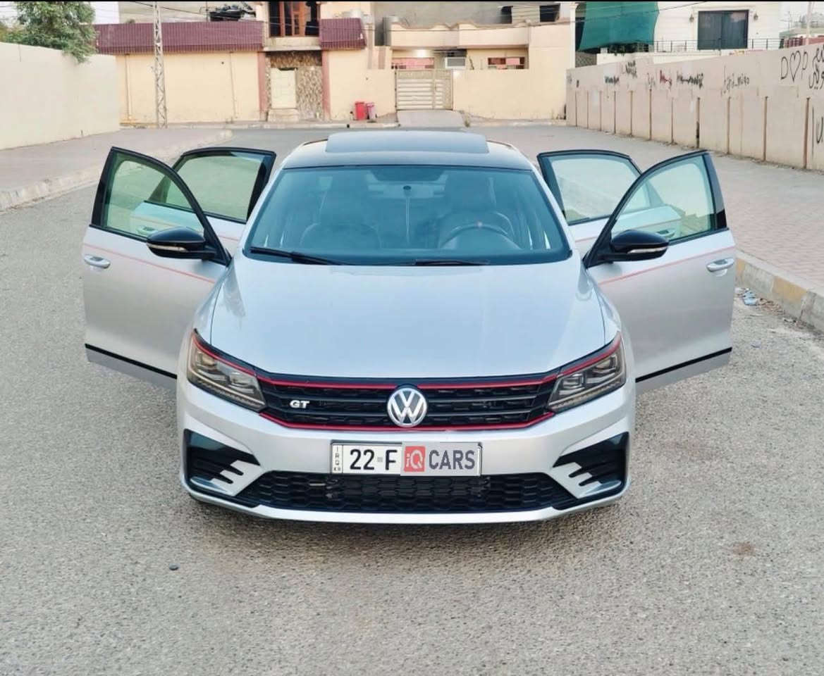 ‏ Passat Gt 
((((((قطعه وحده صبغ )))))
موديل : 2018
الصنف : Gt Vr6
سعة المحرك :  6 سلندر 3600 cc
قوه الحصان :   280 حصان و 258 نيوتن.م من عزم الدوران 
الوارد : وارد امريكي 
السعر:175  (قابل للتفاوض بعد المعاينة فقط)
اللون الخارجي : سلفر + سقف اسود
اللون الداخلي : جلد ابيض و اسود
قراءة العداد : ١٢٢ ميل 

- المواصفات

- فتحة سقف: سلايد
- بصمة تشغيل + بصمة ابواب 
- تبريد خلفي وامامي 
- شفتات على الاستيرن
-نظام carplay 
- فرملة اوتوو في حالة التقرب من الاشخاص والسيارات 
- نظام النقطة العمياء 
 - نظام تثبيت السرعة التكيفي
 - كاميرة خلفية بدقة عالية 
 - نوع المقاعد: كهربائي - جلد - تدفئة 
 - أكياس هوائية: 10
- المصابيح: زينون - إضاءة Led

****السياره رقم اربيل 
. تخم تايرات جديدة .داخله سيرفس من فلاتر ودهن و فيت بم و دسكات كامل 
****موقع السياره : كركوك
للاستفسار (***********) واتس اب كركوك, العراق
