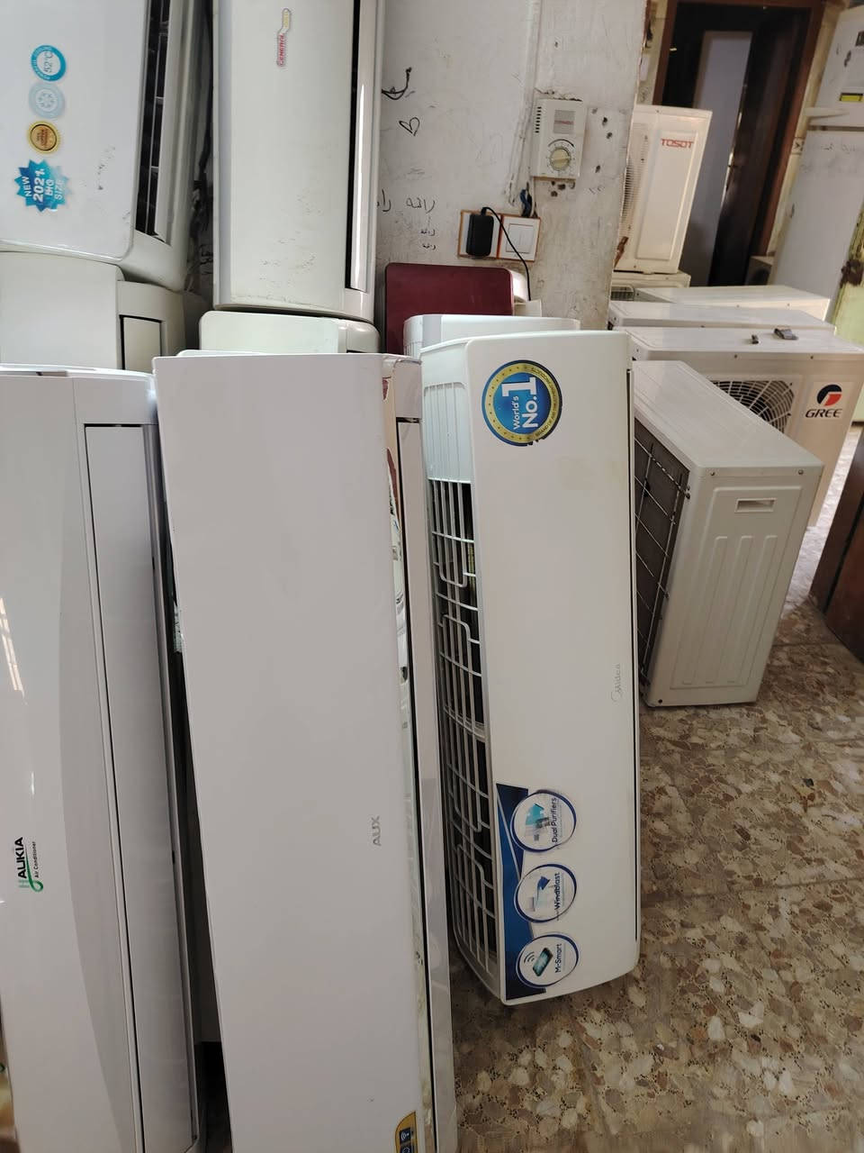 السلام عليكم
يتوفر لدينا مجموعة سبالت العدد ٣٠ جهاز ٣طن كنتوري داخليه وخارجيه وريموت وحماله
+
٥٠ جهاز ٢طن داخليه وخارجيه وريموت وحماله جمله مفرد +
داخليات ١٠٠ داخليه +مواطير ٣ طن
٤طن


**إذا كنت صاحب هذا الإعلان وتريد حذفه لأي سبب، رجاءا أرسل رسالة إلى الدعم الفني**