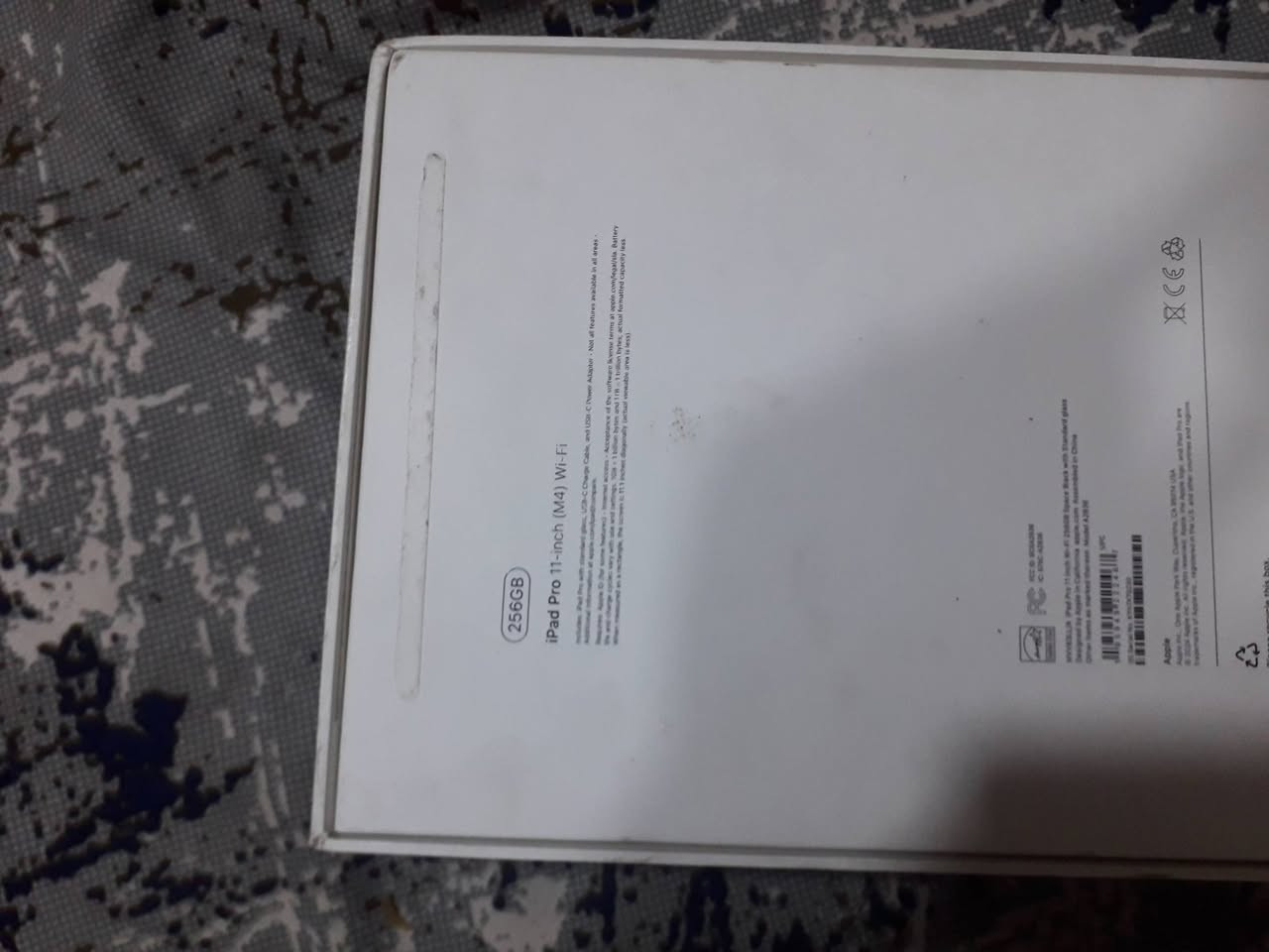 المواصفات:
الموديل: Apple iPad Pro M4
الشاشة: 11 إنج
الذاكرة: 256GB
حالة الجهاز: نظيف 100%
صحة البطارية: 
الاستخدام: خفيف 
لا يوجد أي صيانة أو تبديل قطع
الجهاز غير مفتوح (Original)
الحالة:
الجهاز نظيف جدًا
بدون خدوش أو كسور
شغال بشكل كامل 100%
فحص كامل متاح أمام المشتري وشرط حاسبة تفحصه 
ما داخل أي تصليح نهائيًا 

السعر مليون و ٥٠ الف  قفل 
مع شاحنة اصلية و كيبل جديدات   
 
مكاني كركوك 
اعتذر ماكو توصيل خارج كركوك


**إذا كنت صاحب هذا الإعلان وتريد حذفه لأي سبب، رجاءا أرسل رسالة إلى الدعم الفني**