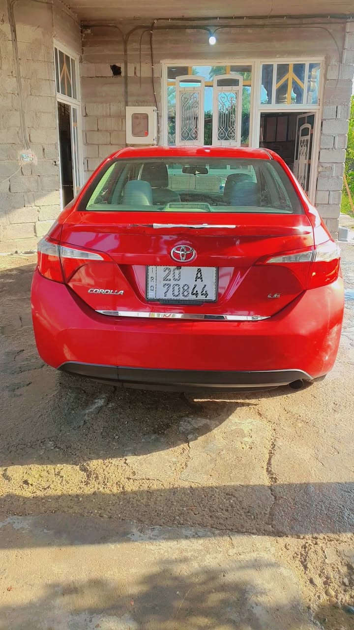 كورله موديل 14فئه LE السياره تضيفه جاهزه ماتصرف عليه شي السياره بسمي السعر 115ل للاتصال ***********
