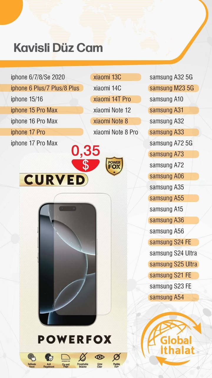 📱 أسعار الجملة لإكسسوارات الهواتف المحمولة!
نحن شركة استيراد ونوفر منتجات عالية الجودة بأسعار جملة تنافسية.
✅ بيع بالجملة
✅ شحن سريع من المخزون
✅ أسعار خاصة للوكلاء والمحلات
يمكنكم الاطلاع أدناه على أحدث موديلات منتجاتنا. للحصول على قائمة الأسعار والمزيد من التفاصيل، أرسلوا لنا رسالة الآن.
🚚 شحن إلى جميع أنحاء تركيا وشحن دولي من تركيا
📞 عروض خاصة للطلبات بالجملة


**إذا كنت صاحب هذا الإعلان وتريد حذفه لأي سبب، رجاءا أرسل رسالة إلى الدعم الفني**