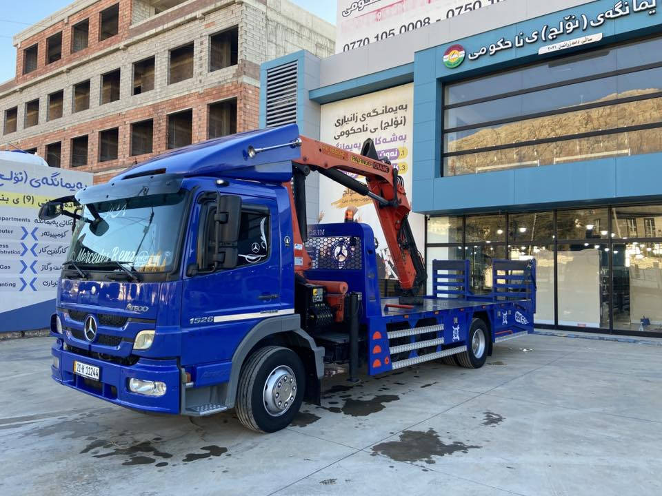 للبيع اتيكو  كرين فلات موديل 2012  
حجم 1526  فول مواصفات ٨برغي ٦سلاندر  سیارە سنويه جديد  2031 کفالە  عامە  
PALFINGER موديل كرین2007 
کونترول 
حجم کرین165002
6طن 6سلایت
بودی جدید 
زم.*********** واستپ
عنوان سلیمانییە.
          ***********
