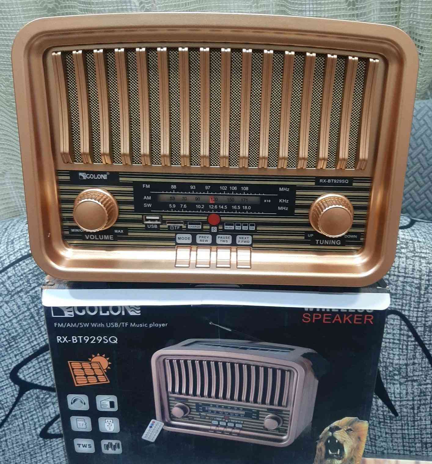 بمزيج بين ماضينا الجميل وحاضرنا الانيق 🌹
وفرنالكم راديو 
 وبطراز حديث وانيق 
مزود بفلاش ورام وبلوتوث وشحن  
متوفر توصيل لجيمع انحاء العراق الحبيب

الأسعار اسفل الصور


**إذا كنت صاحب هذا الإعلان وتريد حذفه لأي سبب، رجاءا أرسل رسالة إلى الدعم الفني**