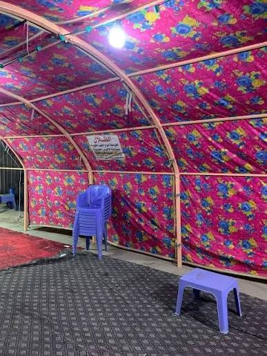 جادر موكب جديد مع الحديد مستخدم 10حنايه مستخدم للبيع مكاني بابل للاستفسار الاتصال على ***********
