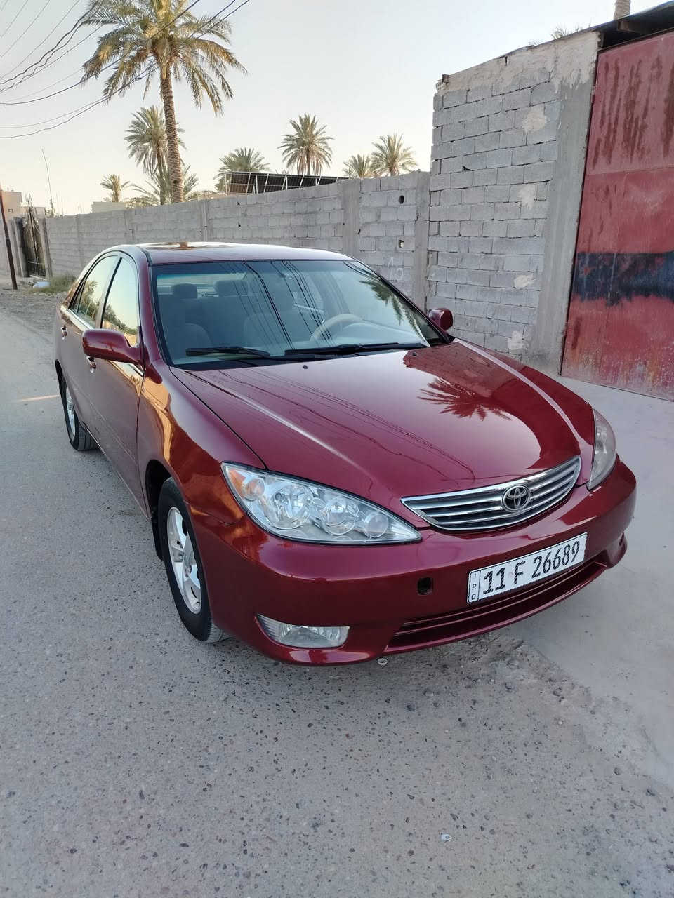 ألسلام عليكم كامري 2006 محرك 4 سلندر 2400 كير أوتو متك تبريد شغال صدر جديد صبغ عام أثر جراد حادث جاملغ أمامي السياره جاهزه مابيهه اي نقص السعر 90 هاتف*********** مكاني بغداد
