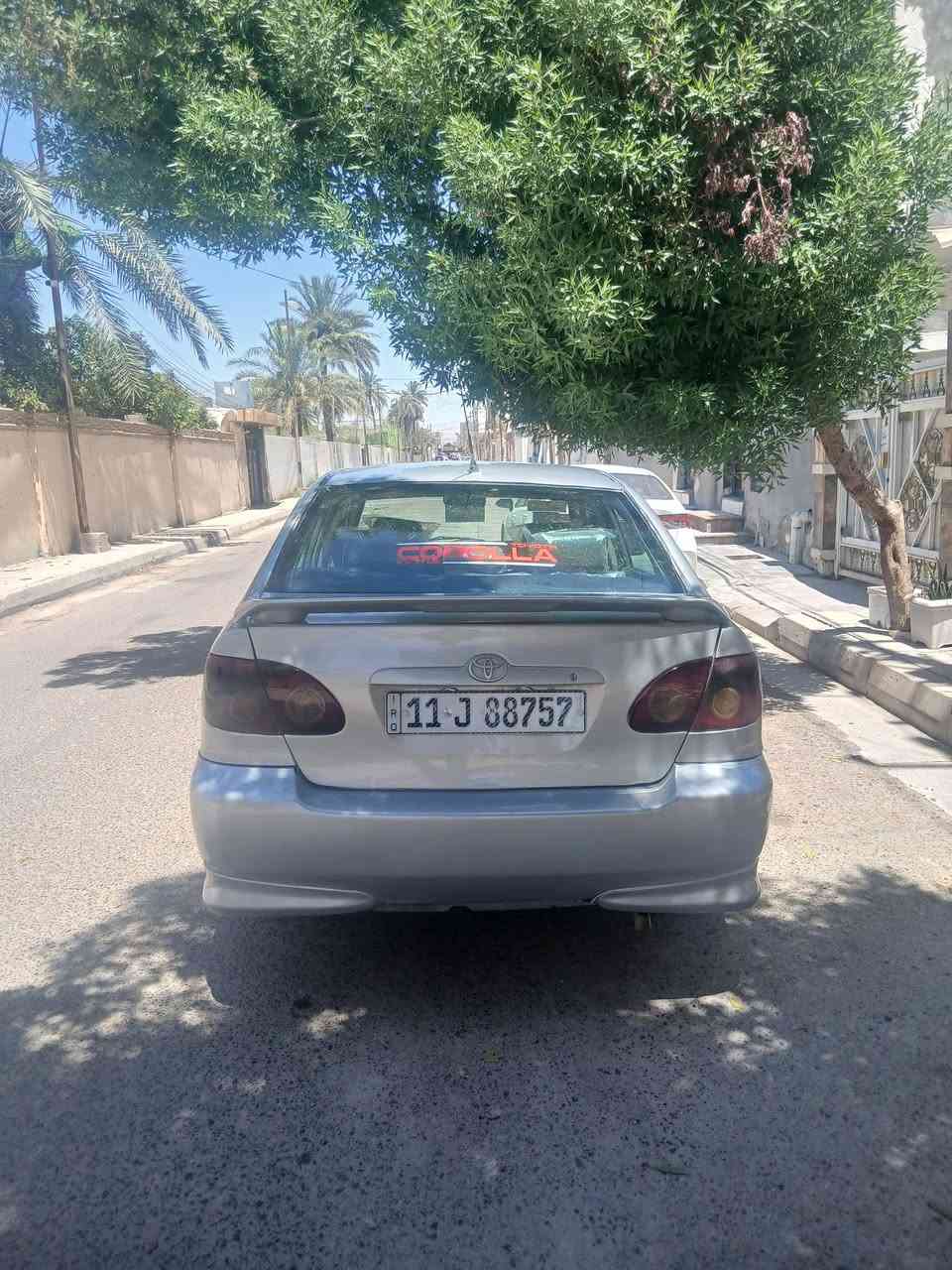 كورلا نحله موديل 2007سياره حلوه مصبوغه عام صدر امامي خلفي جديد مكينه بيه خيط بخار 
تبريد شغال 
سعر$75بيه مجال 
رقم بغداد تحويل ثاني يوم 
سياره مريكيه طخته جاملع الخلفي 
رقم الهاتف ***********
رقم الهاتف ***********
