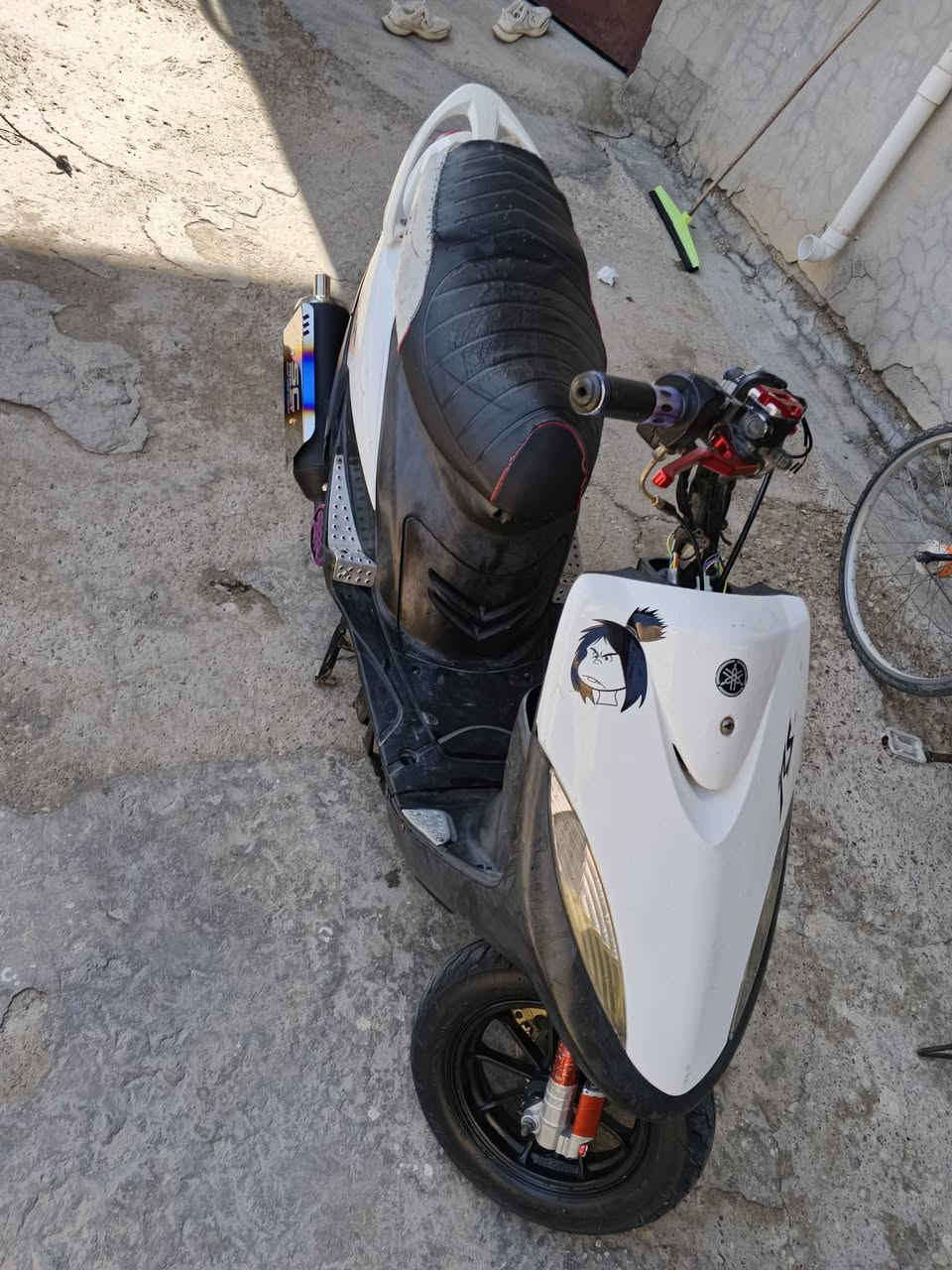 سلام عليكم ماكس عدله البيع اوراق كامله الدراجه شوفت عينك مكينه خرسه بوشه 55 تاكل الكاع اكل لاتنقص دهن لا تبخر كهربائيات كامله سلف هندر بيهه تزويد خفيف 
دبل رياضي امامي 
عضمات بريك 
وياله مشيف اسود 
ستان صفح رياضي 
صلنصه SCرياضي 
زوج تايرات جدد 
.............السعر 475.. العنوان ديالى خان بني سعد 
الرقم ***********
