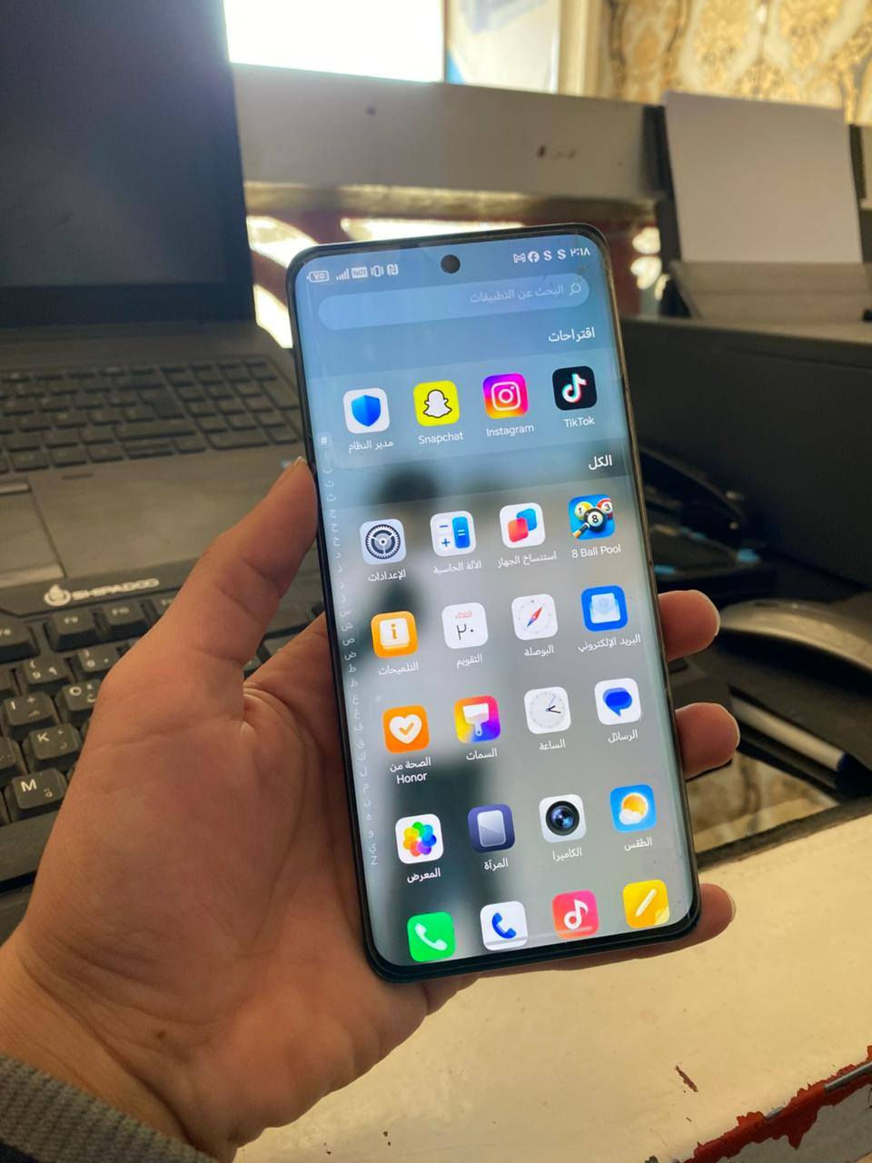 هونر x9b ذاكره 256 رام 12 جهاز نضيف غراض موجوده شحن فول شاحنته اصليه موجوده سعر جهاز 270 بي مجال خاص مفتوح هذا رقمي اسياا متواجد *********** بي واتساب
