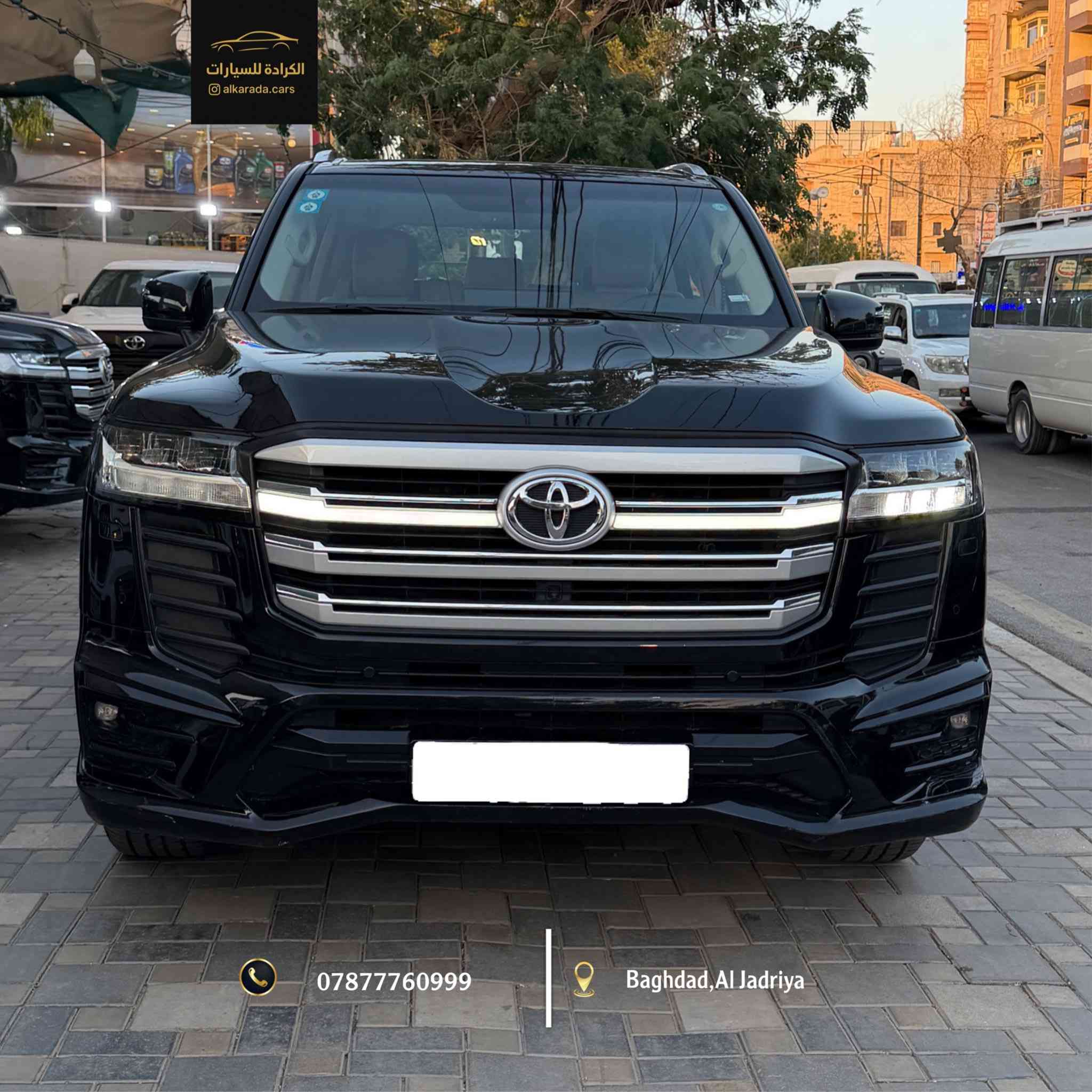 النوع: [ Toyota Land Cruiser GX.R ] 
_ الموديل: [2023]
_ الكيلومتر: [61,000km]
_ [sas - كفالة ]
_ الموقع: بغداد – الجادرية 
_ للاستفسار: ***********
