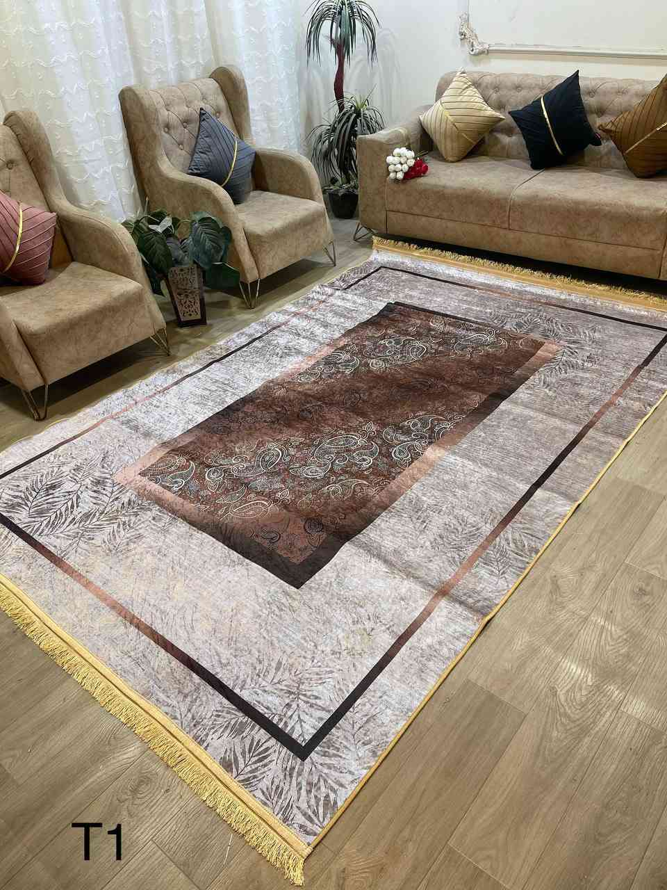 ..... موكيت HD عالي الجودة  رسمات مودرن الوجه حرير الملمس والظهر يحتوي على حبيبات جيلاتينيه تمنع الانزلاق على الاسطح الناعمه والملساء 
القياس 2*3

السعر ((( 23))) الف 
🚚 متوفر خدمة توصيل إلى البصرة وجميع الأقضية والنواحي.
للحجز والاستفسار:
📩 دايركت
📱 واتساب: ***********
