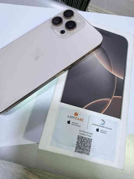 ايفون 16 برو ماكس
ضمان ABM
256
الون صحراوي
بعده داخل الضمان
بطاريه 95 
نظافه 100/100 الجهاز شخط مابي 
 1385

مكاني ديالى 
***********
