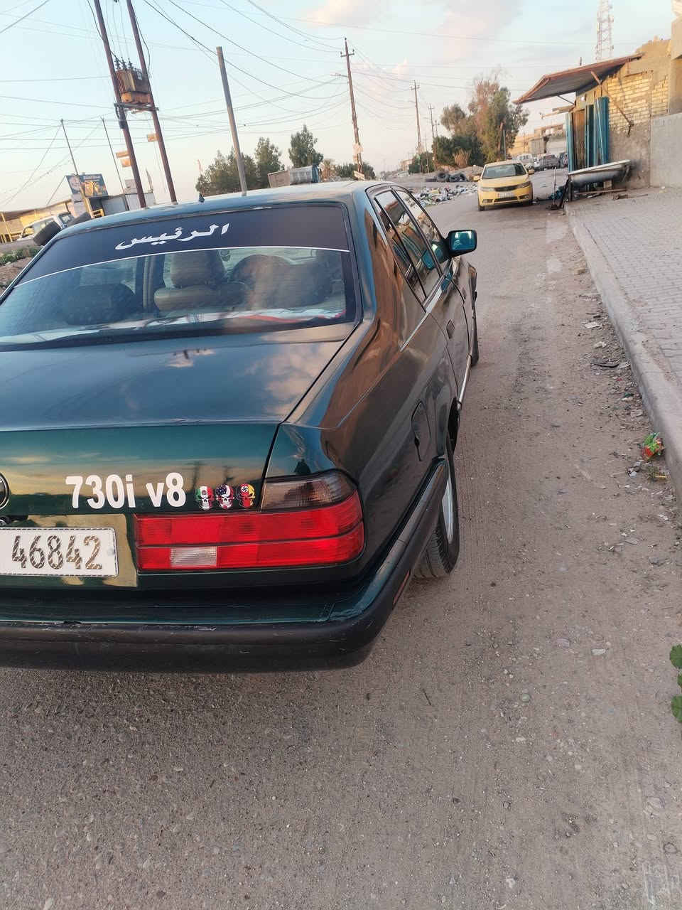 سياره للبيع حجم 730 اللون زيتوني ضبغ جديد ميتاليك ابو الشذره بعدها مامبولشه ومكفوله من الضربه والكص اصل بليته وسنويه موديل 93 رقم بغداد انكليزي جديد لغاية 29
محرك وكير 40   V8 السياره شلعه بطناش يشك الكاع
غرفتها بيجي جلد نظافه شوفت عينك بل صور
بجم عريض 
حداديه 50 ٪
كشنات كهرباء
تبريد شغال
اربع جام كهرباء
سنتر لوك
لايتات عالي وناصي زنون
تايرات 80 ٪
السعر 55 ورقه بيها مجال قليل للإتصال على الرقم ***********
