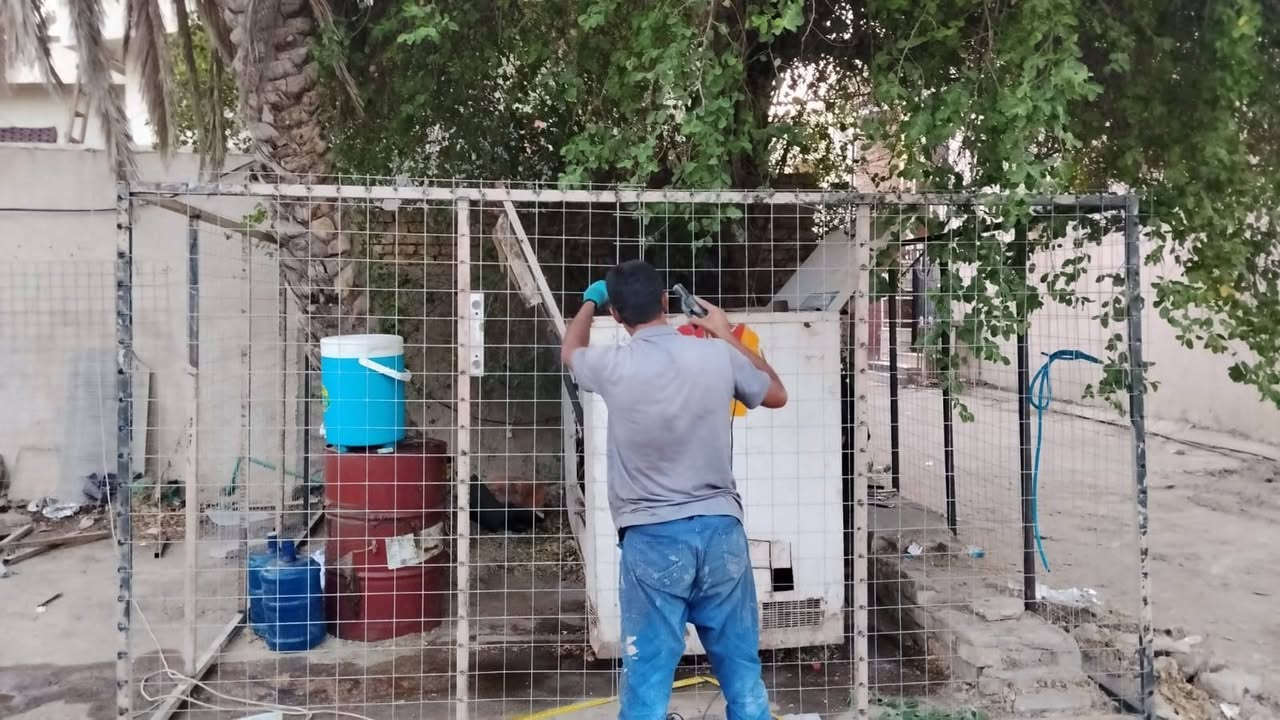 السلام عليكم
حداد متنقل أشتغل جميع انواع الحداده طباخات ميوزه فريمات مراجيح اقفاص للطيور محميات وصيانة الابواب والشبابيك وجميع انواع الحداده 
***********
ناصرية مركز
