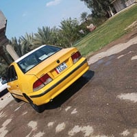 سمند،للبيع جاهزه من كلشي سياره جديده مصفره هئيه وغرمات رقم نكليزي مذب ...
