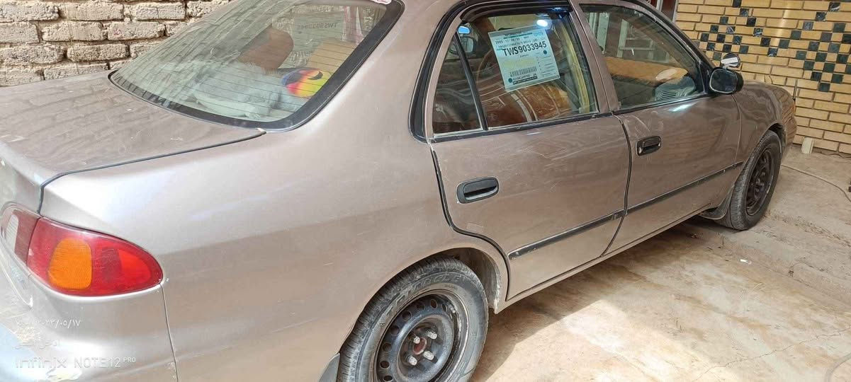 كورلا موديل 2000 وارد امريكي 
فل اوتماتك رقم شمالي جديد 
مكينه جديده 1800vvt
شاشه Android
بطاين +يدات داخل خارج كله جديد
دوشمه +ارضيات جلد +دوسات كله جديد
باور+تخم صدر جديد
ديكارت+بنزات جدد
راديتر جديد وكاله 
تخم تاير جديد
جامه اماميه +بطاريه جدد 
تدفئه وتبريد
ما تصرف عليها الف ماعدا الكشر ينرادلها صبغ
مكان السياره ((((((سامراء)))))) .....السعر....57 وبيها مجال بسيط
للاستفسار *********** سامراء, صلاح الدين
