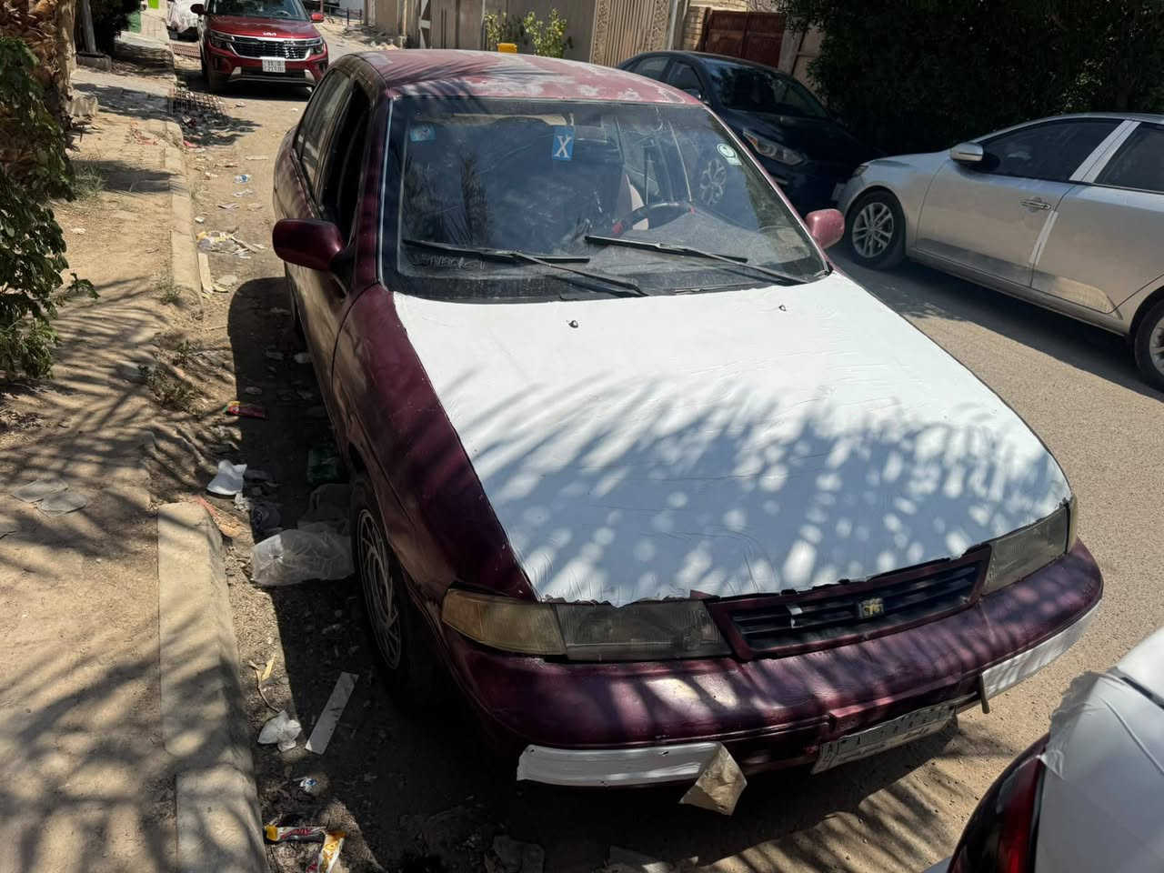 السلام عليكم كيا سيفيا للبيع موديل 94 تخم تاير حداديه خير من الله بس بيهه خيط تبخير السعر 20وبيهه مجال ***********
