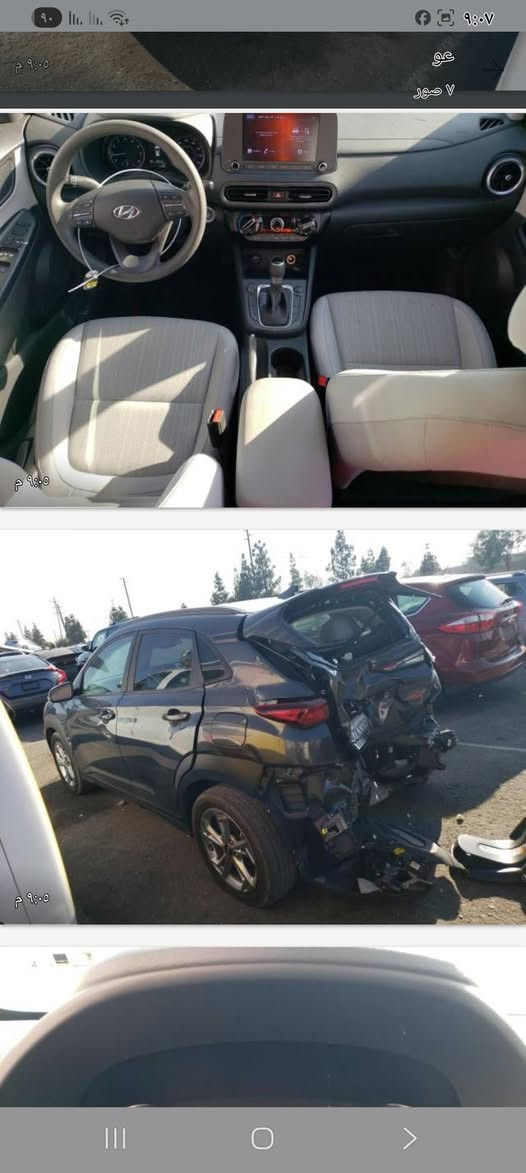 سلام عليكم كونا للبيع موديل  ٢٠٢٢ حادث مرفق هاي صور حادث ناشرهن بجم كبس مابيها صبغ ماشيه ٥٠ كيلو كير محرك مكولات محركه ٢٠٠ دوش ***********تفاصيل بدون ارباك سياره فول ماعده فتحه
