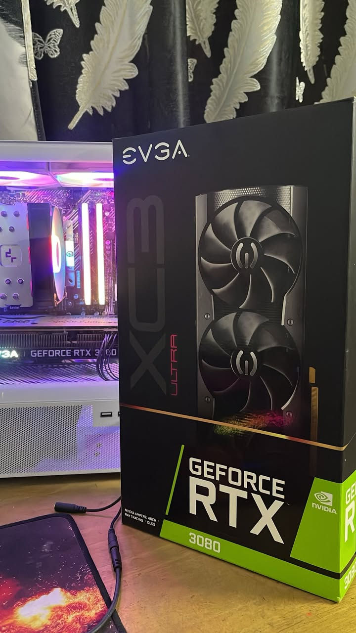 السلام عليكم 
للبيع pc بعدها داخل الضمان مكتب السرور كل كراتين القطع موجوده. 
كارت شاشه.RTX 3080
معالج. AMD 5600x
رامات 8x2 /16 /سرعه 3600
تخزين ssd. 1T Lexar
باور600w
مذر بورد b550M-k
ملحقات 
سماعات رايزر١٤٠ الف
كيبور + ماوس ريد راغون ٧٥ الف 
شاشه 
Aoc 1080p. 165hz  ٢٤٠ الف

Ups 1kv من شركه فاربر ٣٤٠ الف
رقمي ***********
#سعر مليون و 900 وبيها مجال ابيع شلع حته الميز
