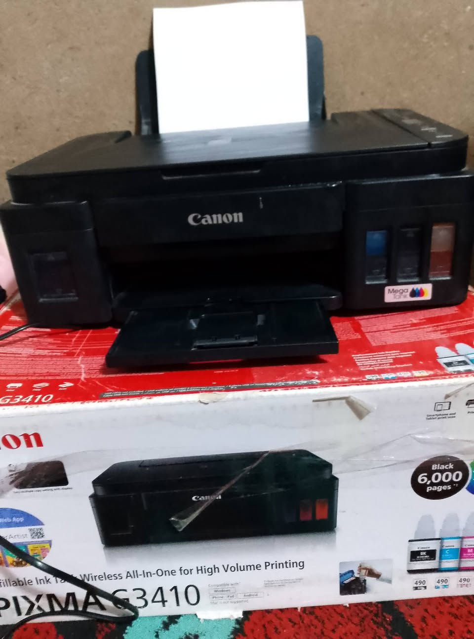 طابعه كانون طباعتها واضحه نفس بصوره بدون اضاءه وفلاتر للبيع استعمال قليل استفسار مراسله الصفحه


**إذا كنت صاحب هذا الإعلان وتريد حذفه لأي سبب، رجاءا أرسل رسالة إلى الدعم الفني**