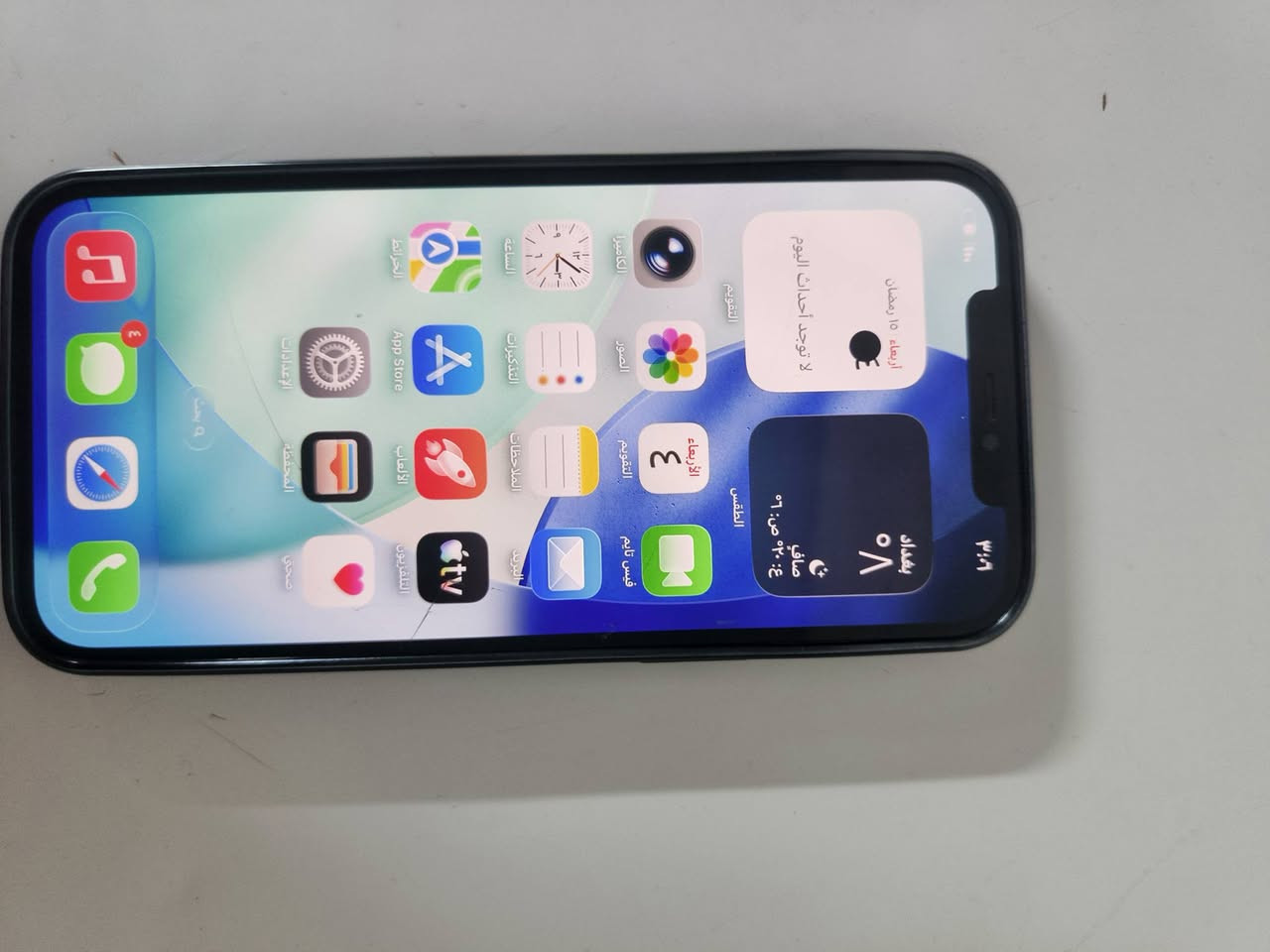 ١٢برو ماكس الجهاز كلشي ممستبدل بي ع وضع المصنع (فقط) الضهر مكسور ونقطة سودة بل شاشة والبطارية الأصلية معلاية الذاكرة٢٦٤شرق أوسط نموذج m فيس أيدي شغال جميع الكامرات شغالة فلاش شغال اتصال شغال نت شغال دبل سيم كارت بدون ملحقات ابيع٣٠٠ تحياتي للجميع


**إذا كنت صاحب هذا الإعلان وتريد حذفه لأي سبب، رجاءا أرسل رسالة إلى الدعم الفني**