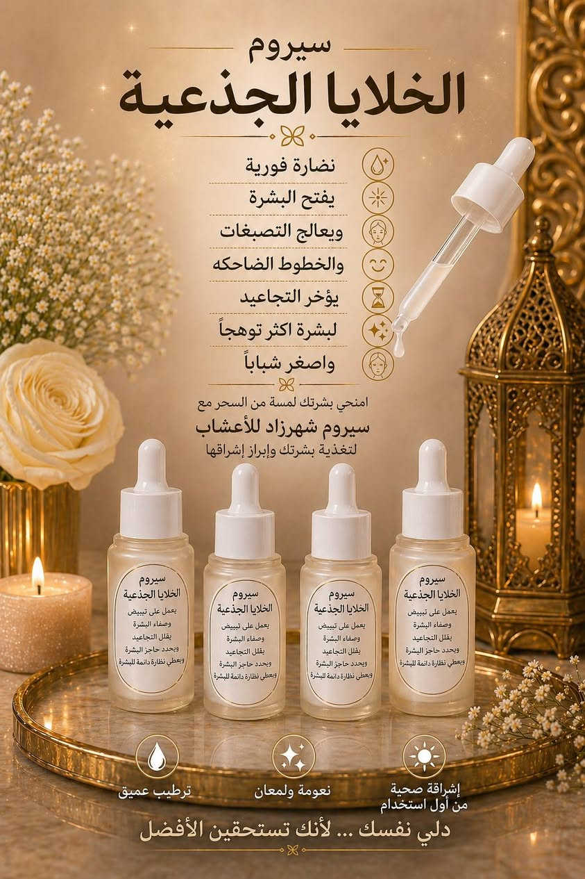 يسعد مسائكم ياحلوات ☺️ شوفولي نتائج سيروم الخلايا الجذعيه هاي نتيجته بس 3 ايام فقطط وهيج النتيجه جنننن لاخلطات ولاشي عالجي بشرتج وانتي مطمئنه بسيرومات تغذيه علاجيه عشبيه نضارة الي ينطيه عبالك حاقنه ابرة نضارة شررط من غير الصفاء والتصبغات كله يعالجه وتدللون عليه 😉😉😉


**إذا كنت صاحب هذا الإعلان وتريد حذفه لأي سبب، رجاءا أرسل رسالة إلى الدعم الفني**