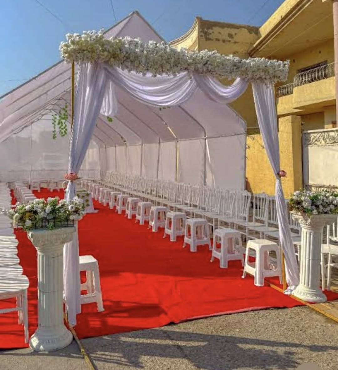 تجهيزات النوارس للاعراس والمناسبات اجعل مناسبتك اكثر تميزا ،حيث نوفر اجود الخدمات ونجهز لك مختلف المناسبات  من .
إيجار مستلزمات الأفراح 
تنسيق كوشات العرائس وجميع المناسبات 
تاجير الكراسي وجميع مستلزمات المناسبات والأفراح ويوجد  توصيل داخل وخارج بغداد  
للإستفسار،-- الاتصال ع الرقم ***********
