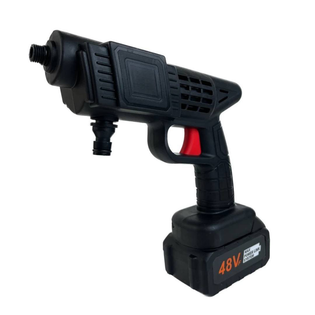 محمول وخفيف الوزن

- مصنوع من مواد عالية الجودة تتحمل الاستخدام الكثيف

- يقدم ضغطًا عاليًا يصل إلى 150 بار 

- بطارية ايون الليثيوم 48 فولت قابلة لاعادة الشحن

- يتمتع بتصميم مقاوم للماء لضمان سلامة المستخدم 

- يحتوي على مجموعة متنوعة من الفوهات التي يمكن تغييرها بسهولة لتحقيق أنواع مختلفة من التدفقات المائية (من الرش الرقيق إلى الرش القوي)

- طول الصوندة : 6 متر

- وظيفة الرغوة عن طريق صب سائل الغسيل في عبوة الرغوة

- مزود بمقبض مريح وزر تشغيل/إيقاف سهل الوصول

- خاصية تقليل الضوضاء 

- حقيبة لحمل المسدس وكافة ملحقاته

- متعدد الاستخدامات: مثالي لتنظيف السيارات، الدراجات، الفناء، الأثاث الخارجي، وحتى المساحات الكبيرة مثل الممرات والأرصفة


**إذا كنت صاحب هذا الإعلان وتريد حذفه لأي سبب، رجاءا أرسل رسالة إلى الدعم الفني**