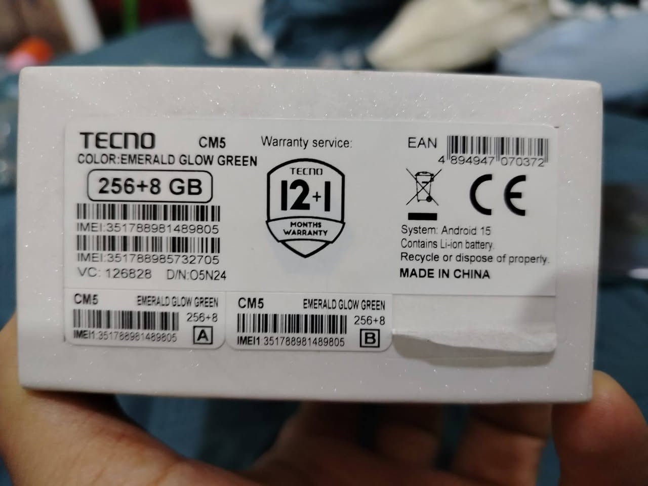 تيكنوو كااموون
جديد هو باكيته وغراضه مفتوح يومين وهاي مواصفاته كدامكم بالصورة
دبل سيمكارت 
ذاكرة ٢٦٥
سماعات شغالة جديد بالباكيت ومحتوياته كلها موجودة اخذته ب٢٦٠ عارضيه على ٢٠٠


**إذا كنت صاحب هذا الإعلان وتريد حذفه لأي سبب، رجاءا أرسل رسالة إلى الدعم الفني**