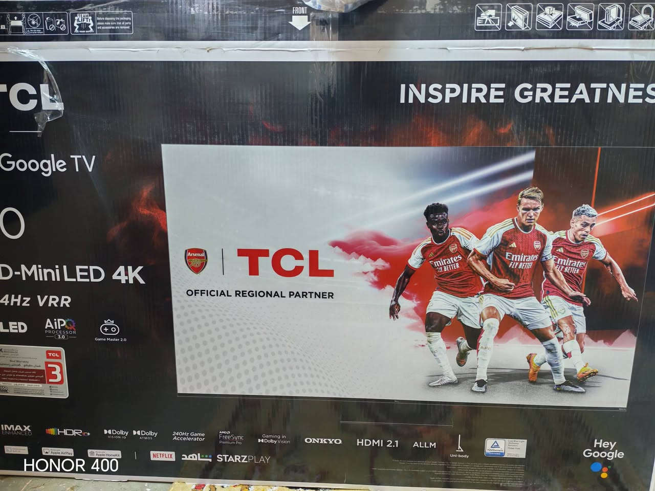 شاشه C755  غنيه عن تعريف حجم ٥٠ من اعلى فئات طك كارتون بعده ضمان ماله ٣ سنوات بعده حتى لاصق ع شاشه  فقط ٤ ايام من اخذته  سبب البيع اريد اخذ نفس فئه بس اكبر الشراي يتفضل خاص


**إذا كنت صاحب هذا الإعلان وتريد حذفه لأي سبب، رجاءا أرسل رسالة إلى الدعم الفني**