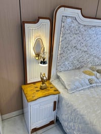 نجارة عراقية • ١٠ قطع • سرير ٢٠٠×١٦٠