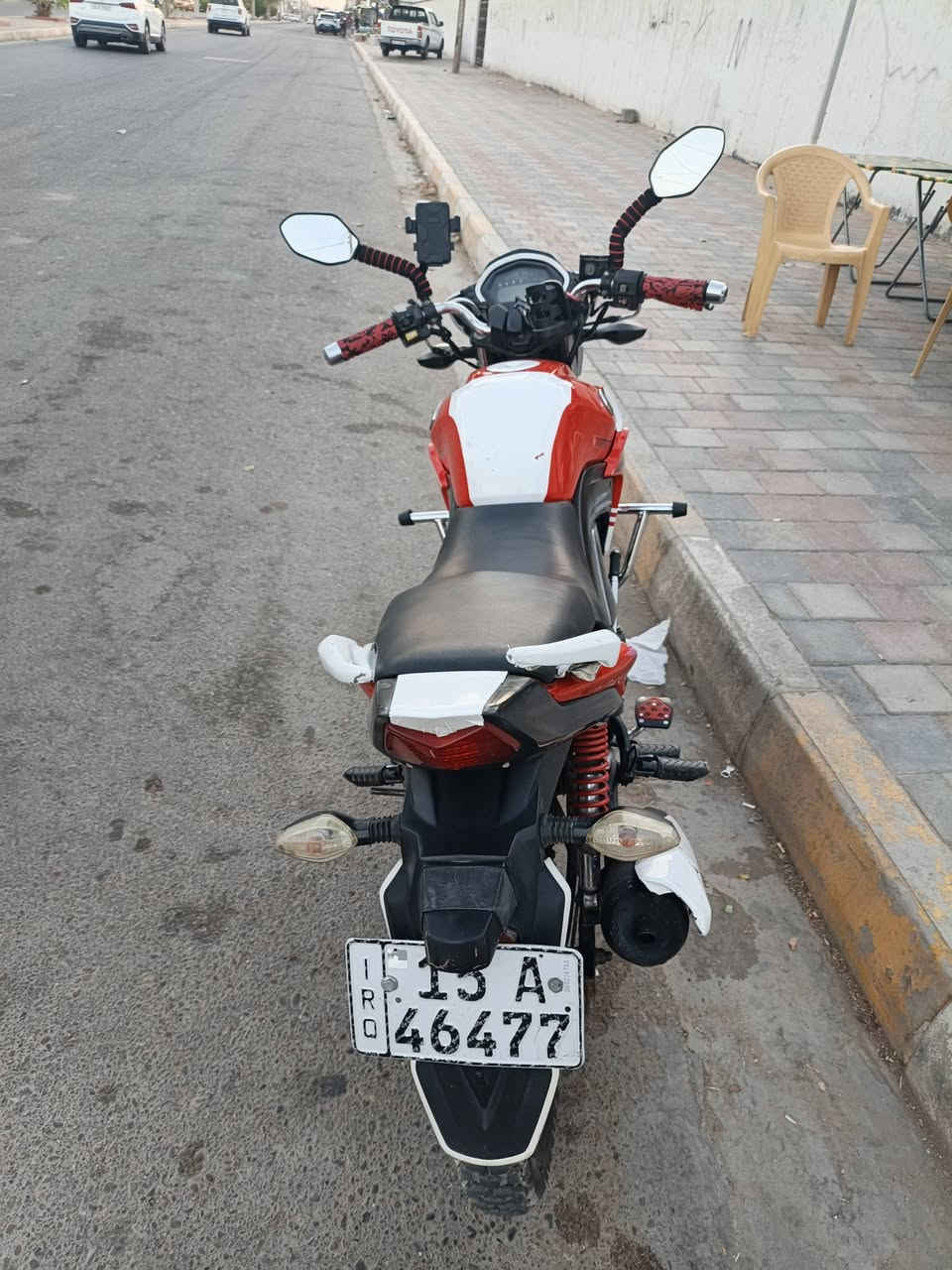 هاوجي موديل 2017مسجل لوحات نكليزي تحويل ثاني يوم دراجه نضيفه عل ٱڅڑ ومرتبه كل نقص مابيه لايت زنون ب30شديته ونشرات كله شغاله ونضافته كدام عينك سويجات 2وريمود 2 مكينه فول للبيع او مراوس سعر 12 وبيه مجال والموشراي لايكسر بيه مكاني 5كيلو للستفسار ***********
